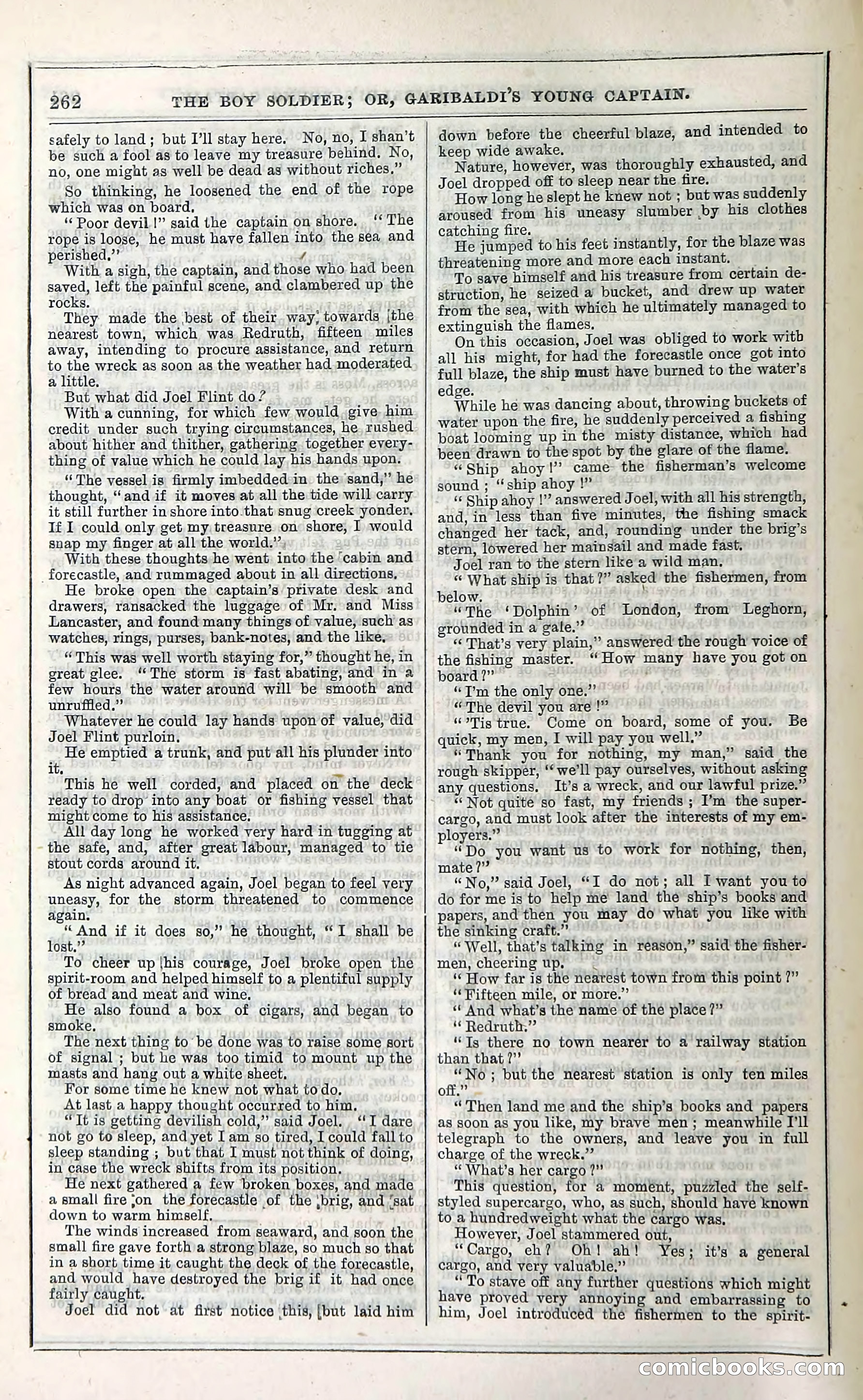 The Boy Soldier; Or, Garibaldi's Young Captain — page 268 of 390