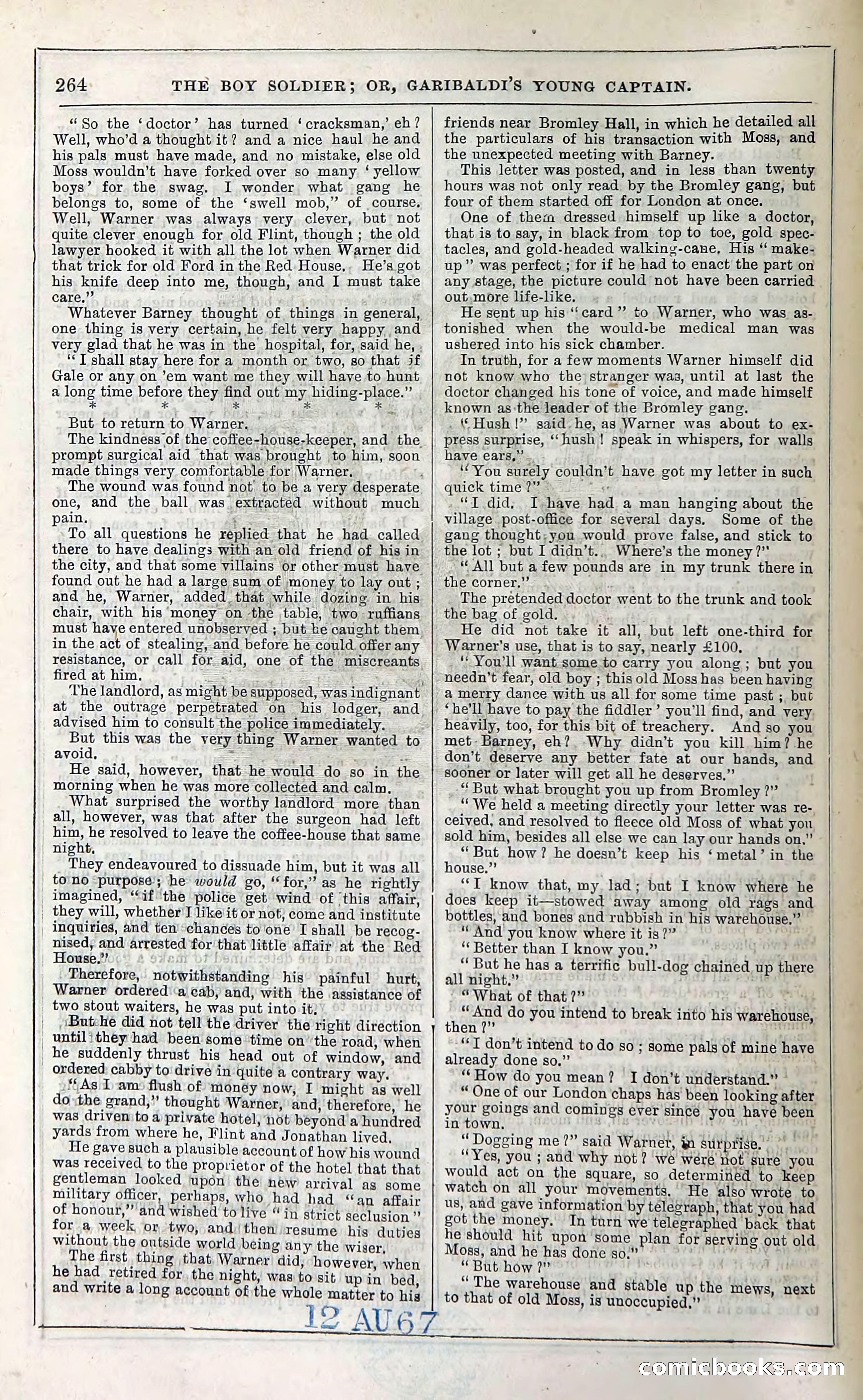 The Boy Soldier; Or, Garibaldi's Young Captain — page 270 of 390