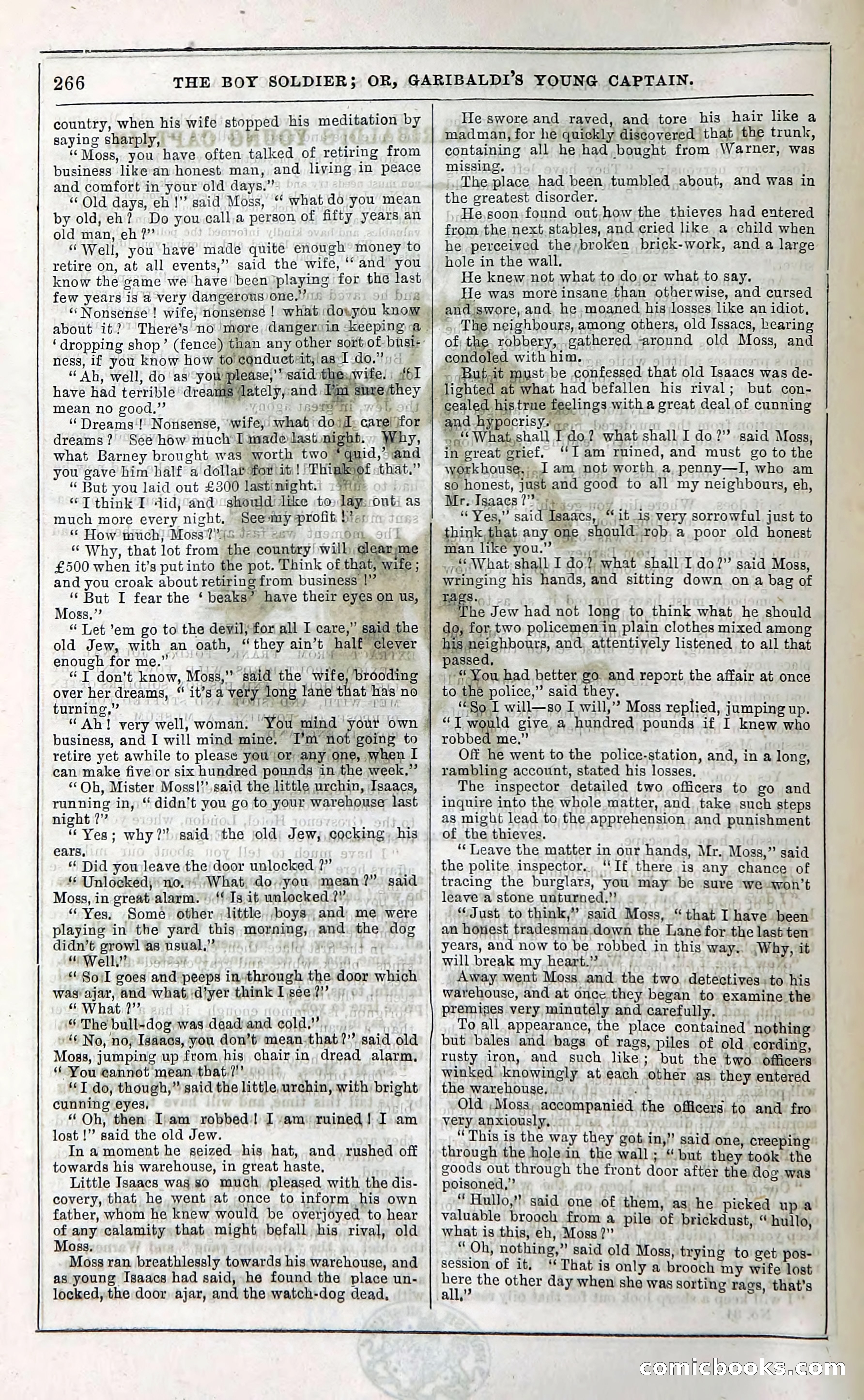 The Boy Soldier; Or, Garibaldi's Young Captain — page 272 of 390