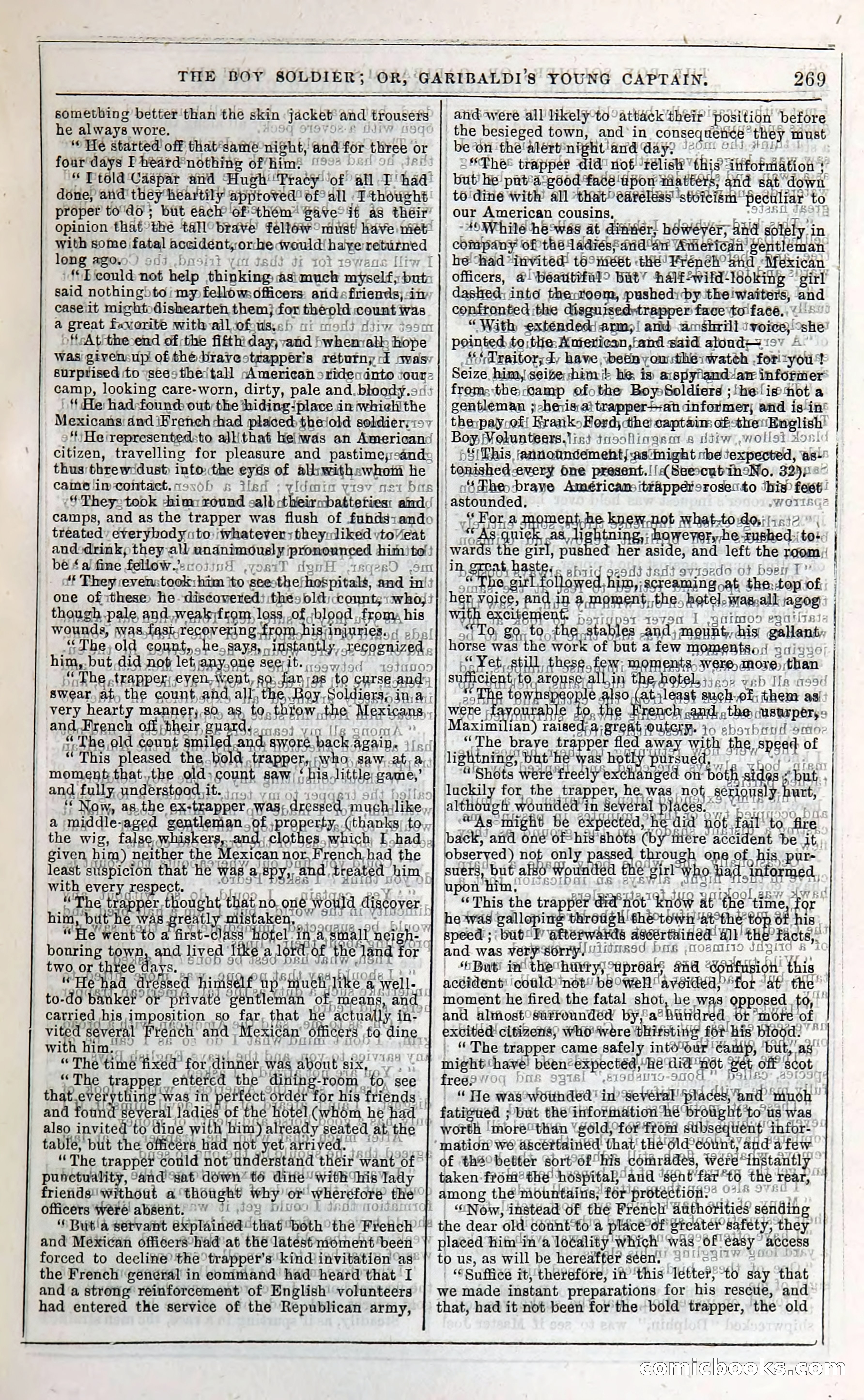 The Boy Soldier; Or, Garibaldi's Young Captain — page 275 of 390