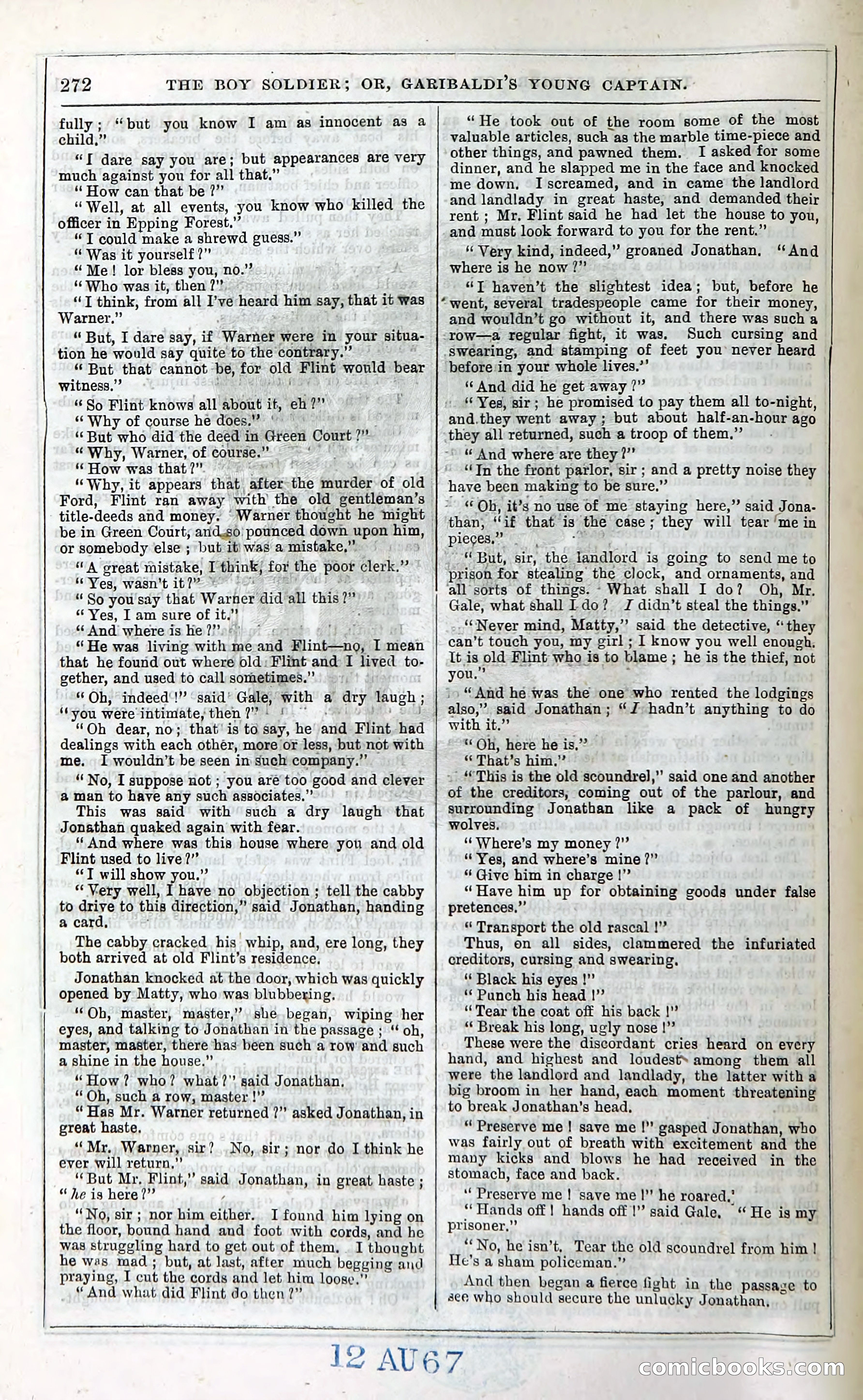 The Boy Soldier; Or, Garibaldi's Young Captain — page 278 of 390