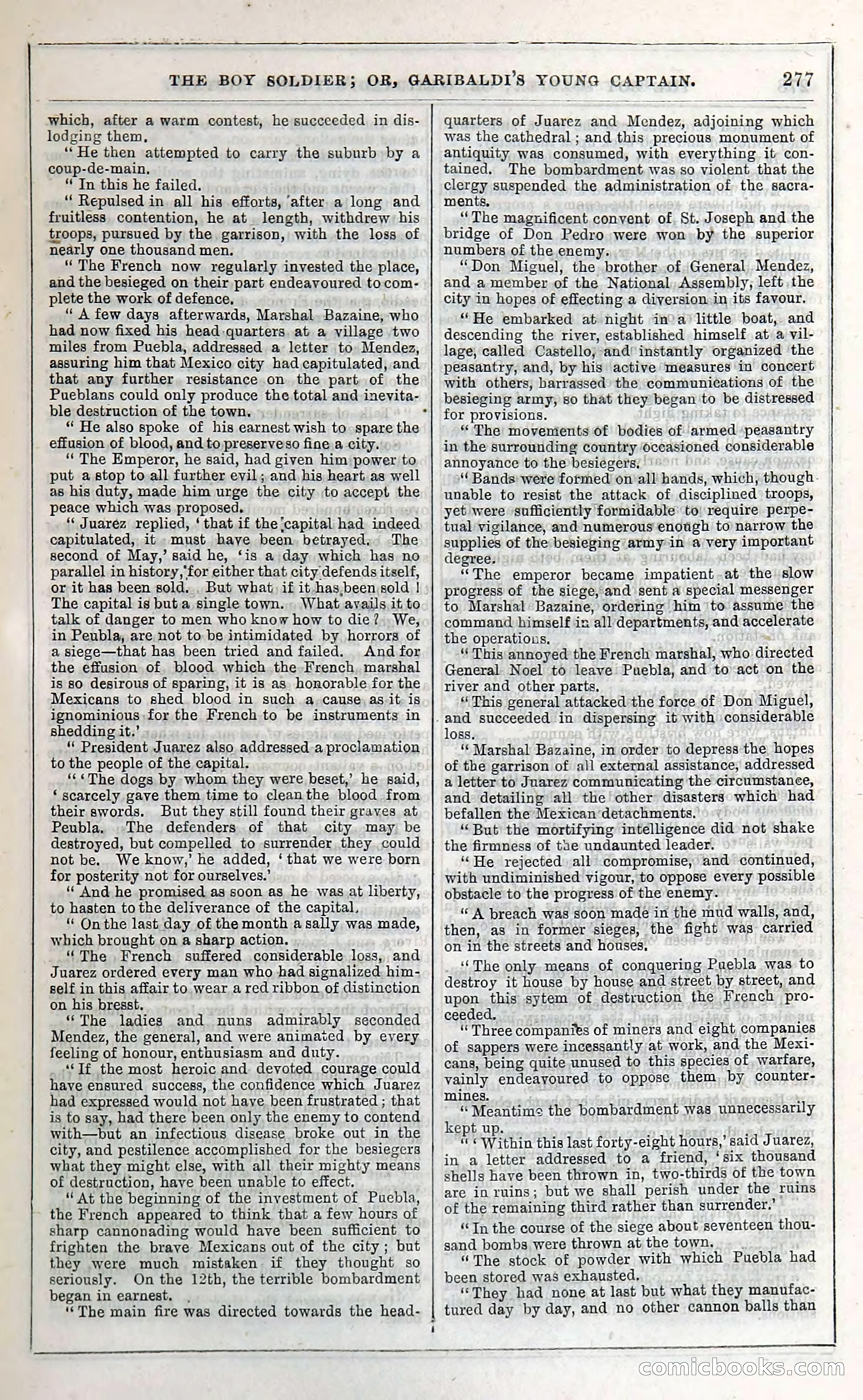 The Boy Soldier; Or, Garibaldi's Young Captain — page 283 of 390