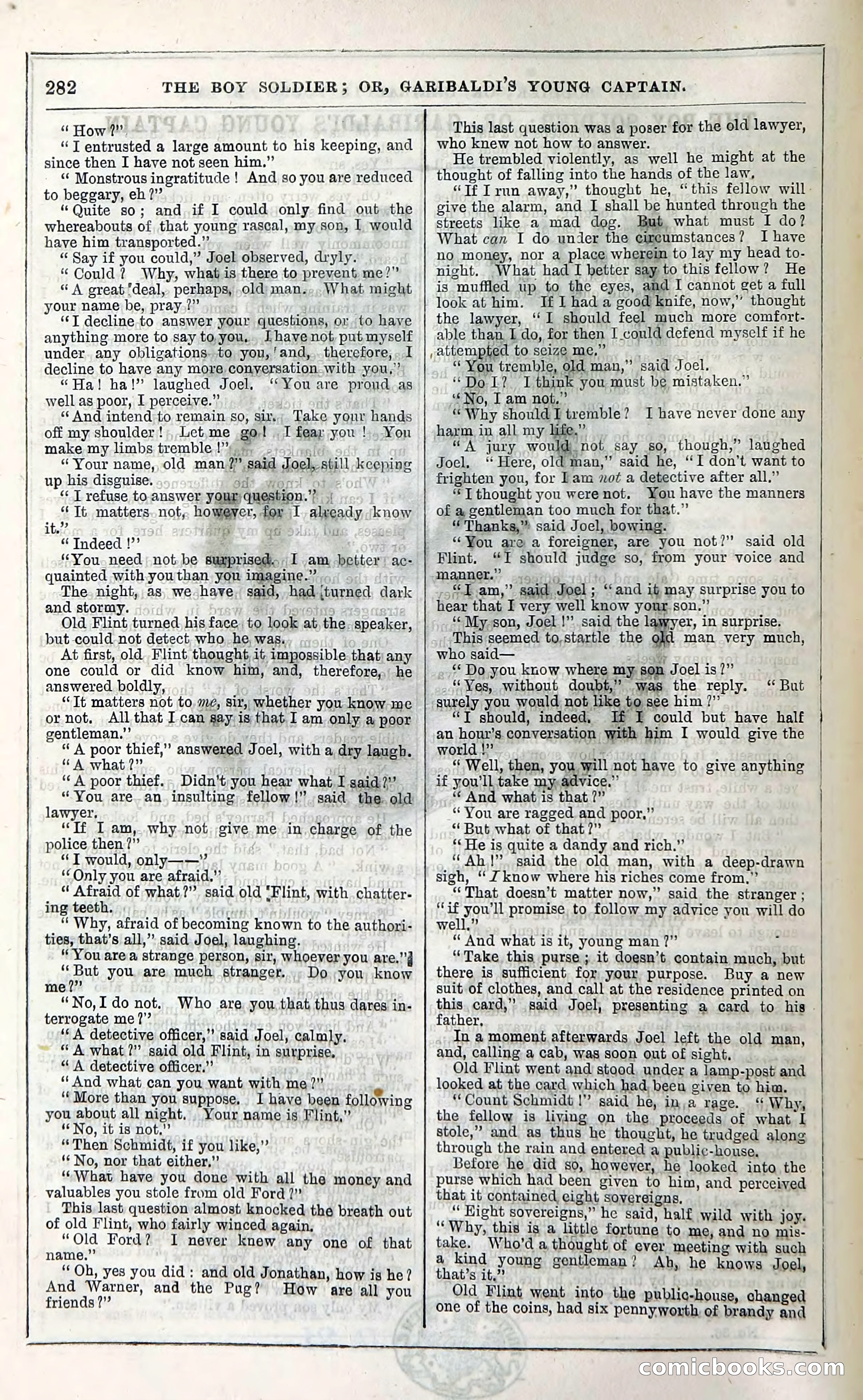 The Boy Soldier; Or, Garibaldi's Young Captain — page 288 of 390
