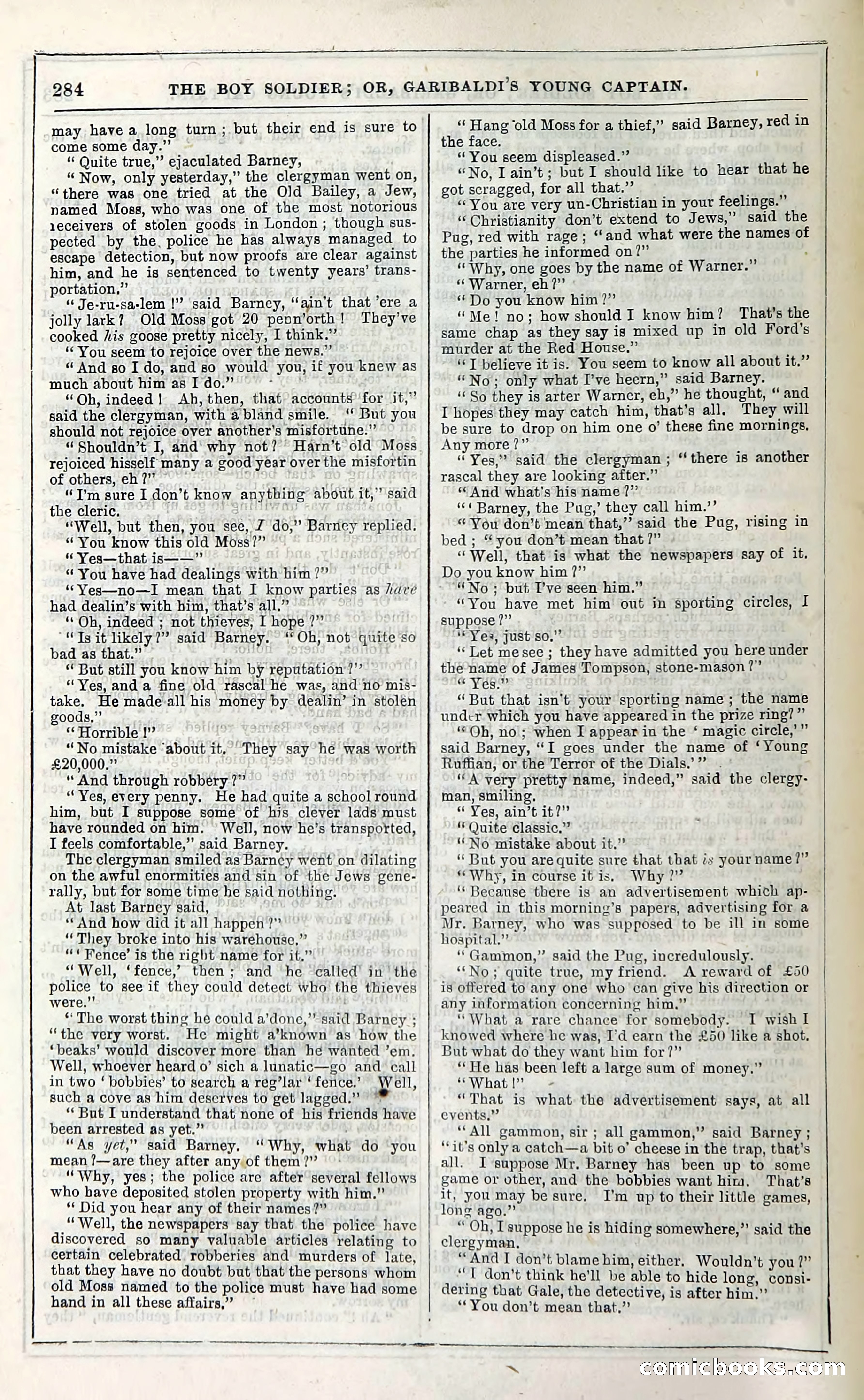 The Boy Soldier; Or, Garibaldi's Young Captain — page 290 of 390