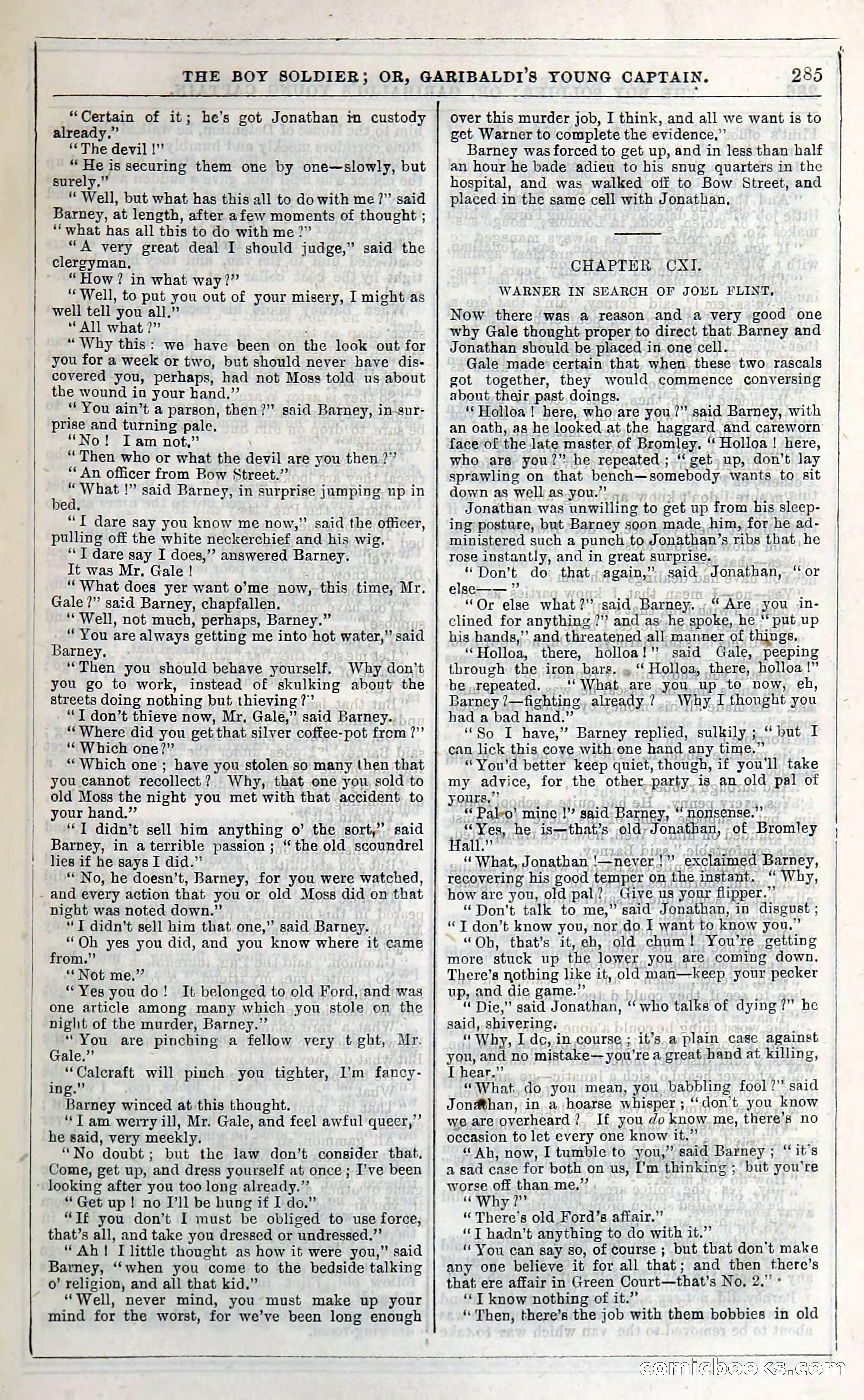 The Boy Soldier; Or, Garibaldi's Young Captain — page 291 of 390
