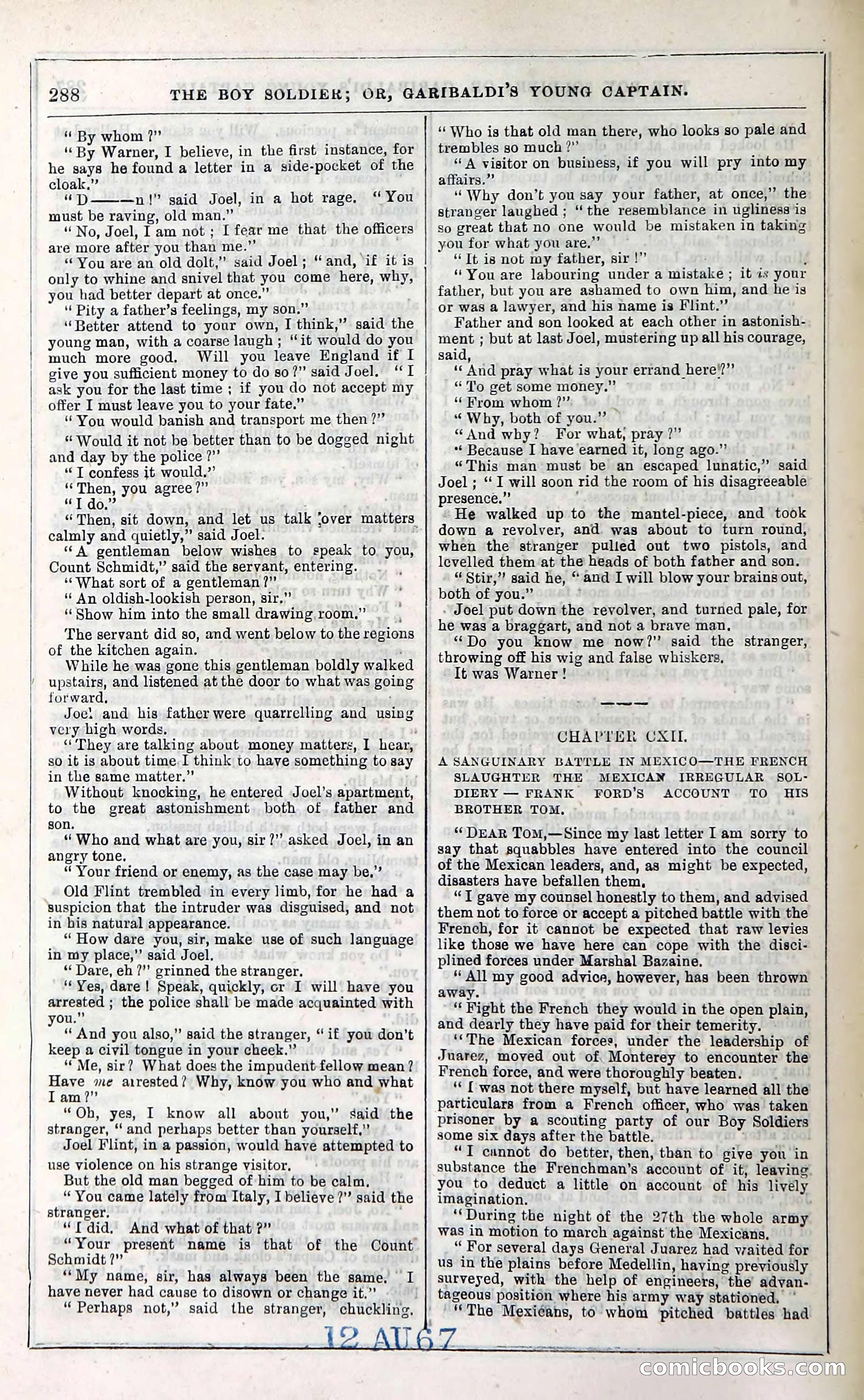 The Boy Soldier; Or, Garibaldi's Young Captain — page 294 of 390