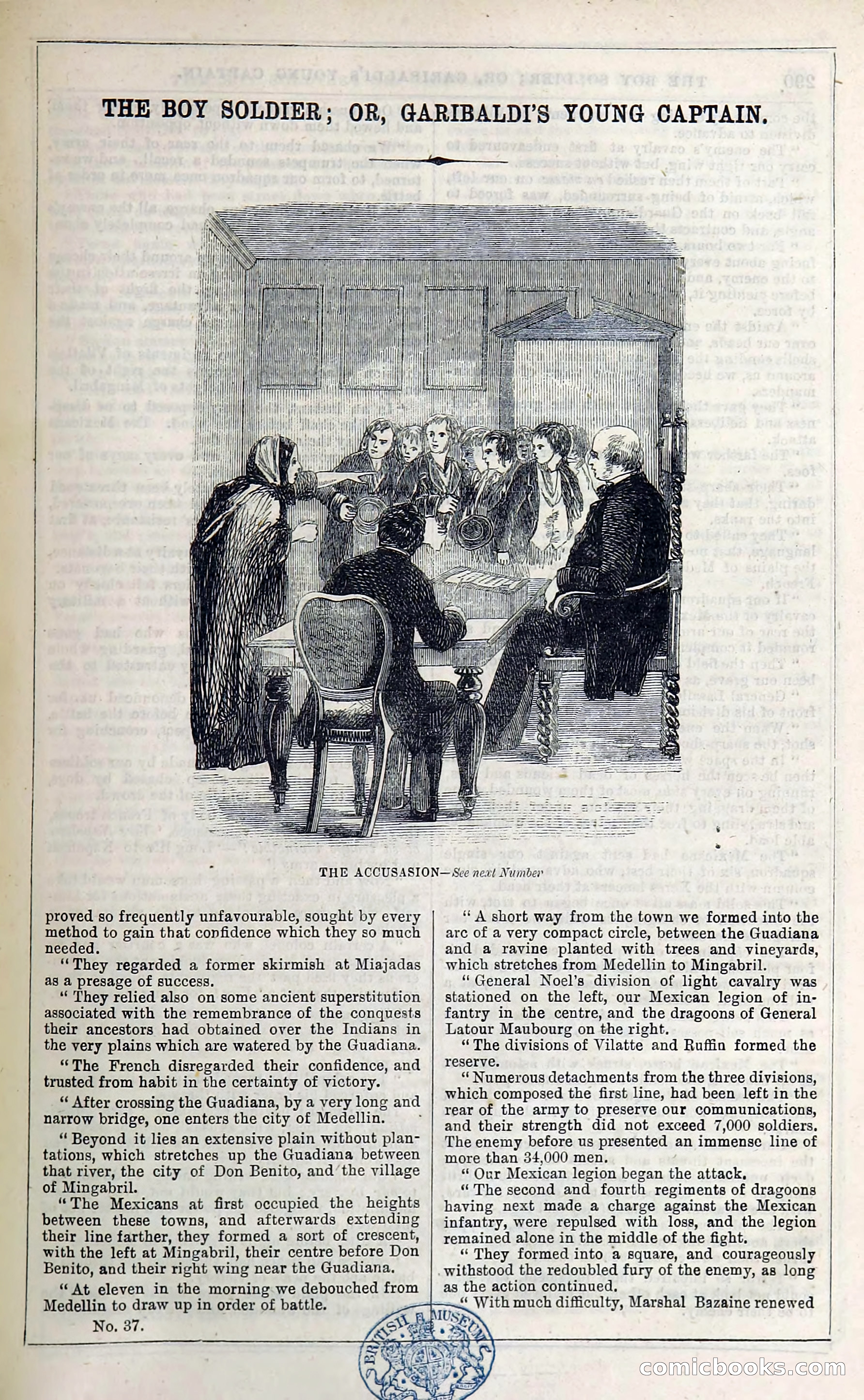The Boy Soldier; Or, Garibaldi's Young Captain — page 295 of 390