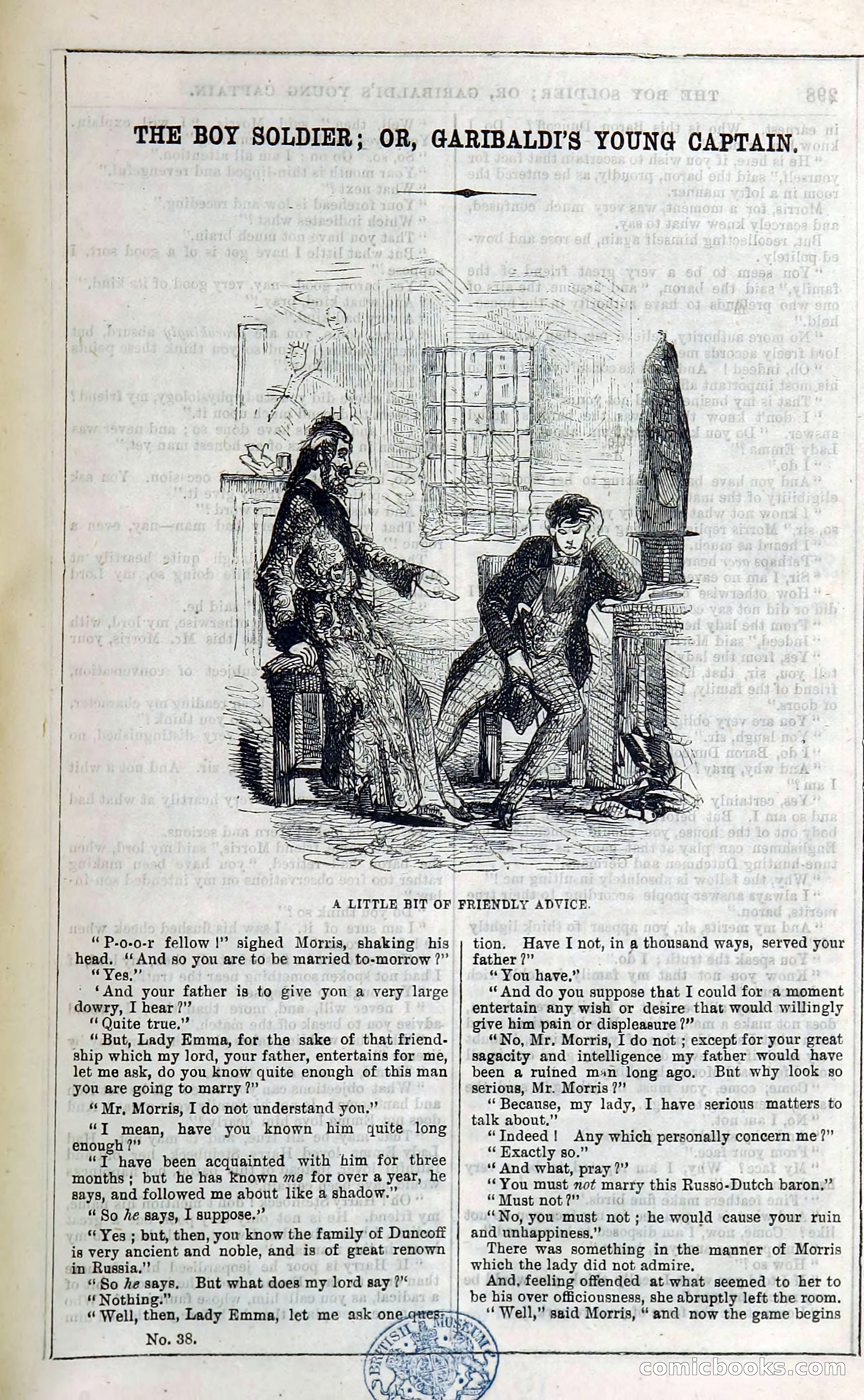 The Boy Soldier; Or, Garibaldi's Young Captain — page 303 of 390