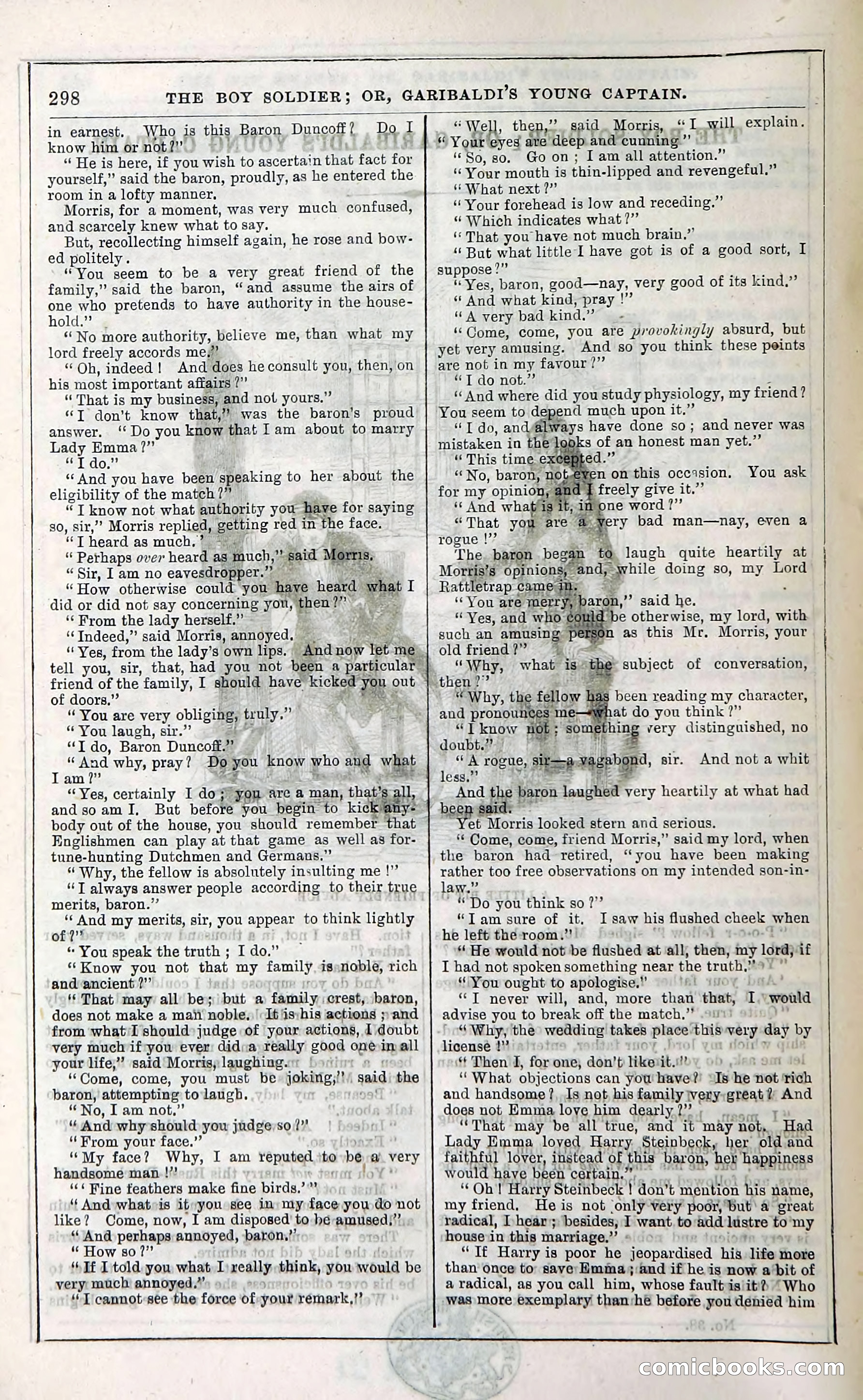 The Boy Soldier; Or, Garibaldi's Young Captain — page 304 of 390