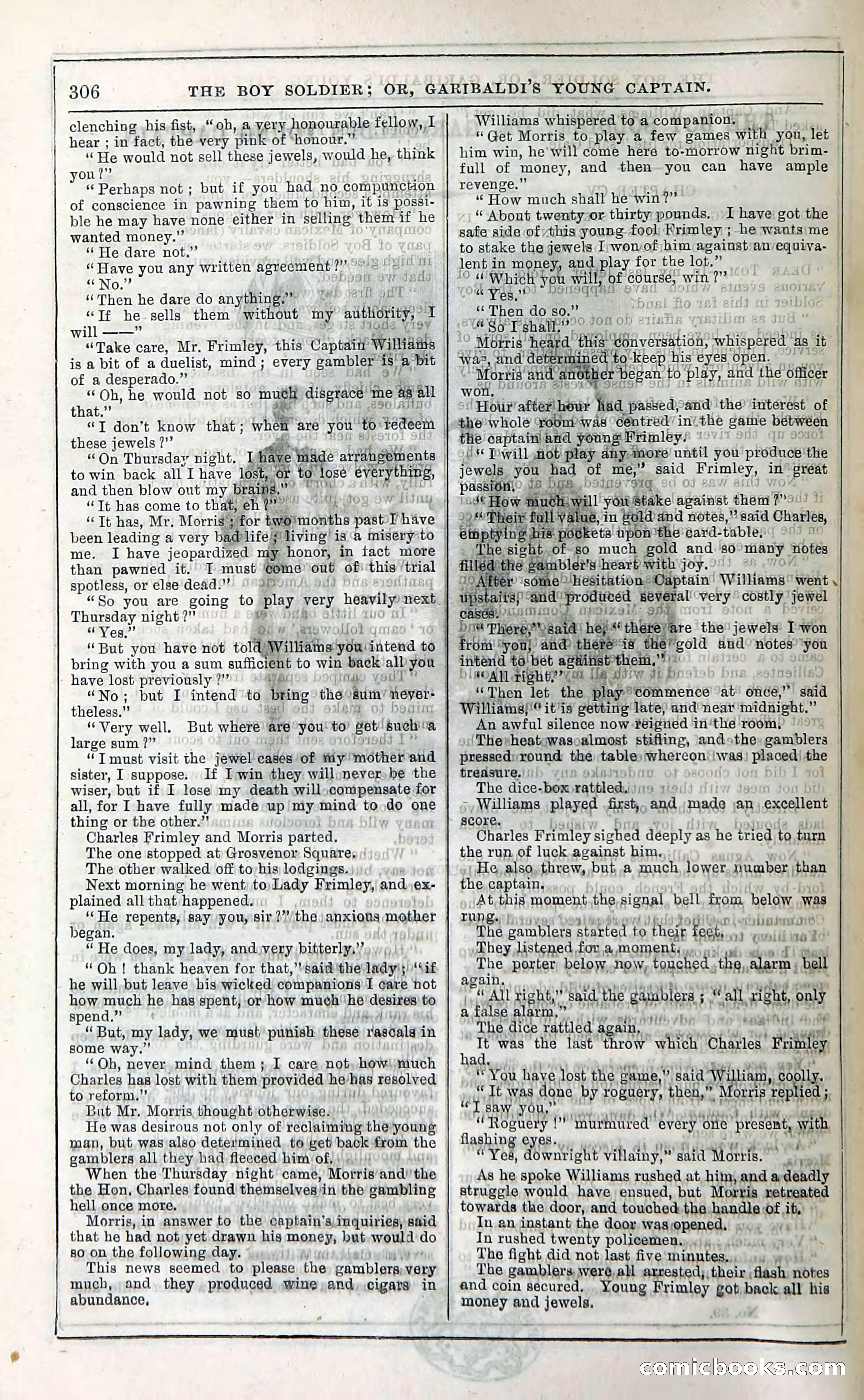 The Boy Soldier; Or, Garibaldi's Young Captain — page 312 of 390