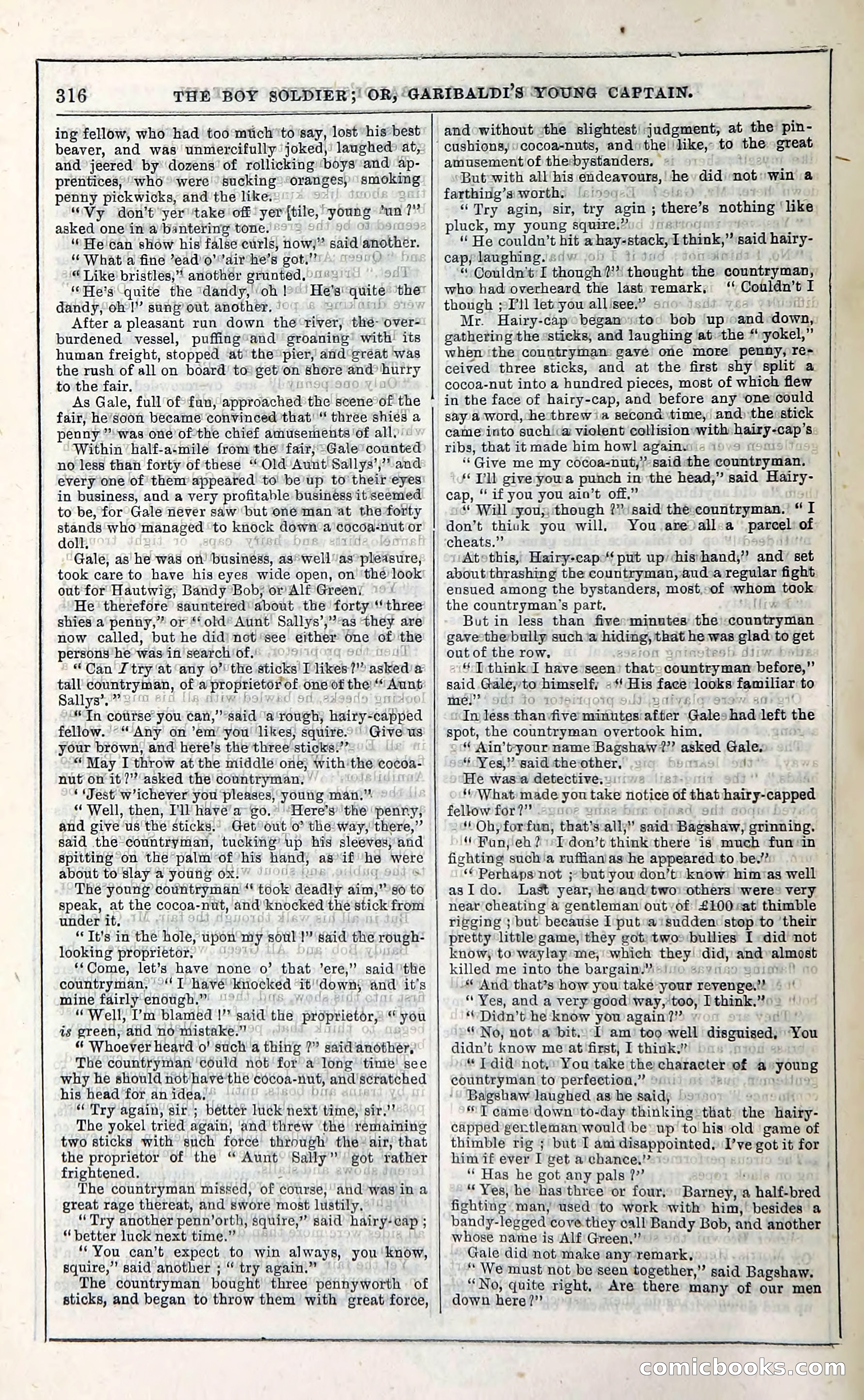 The Boy Soldier; Or, Garibaldi's Young Captain — page 322 of 390