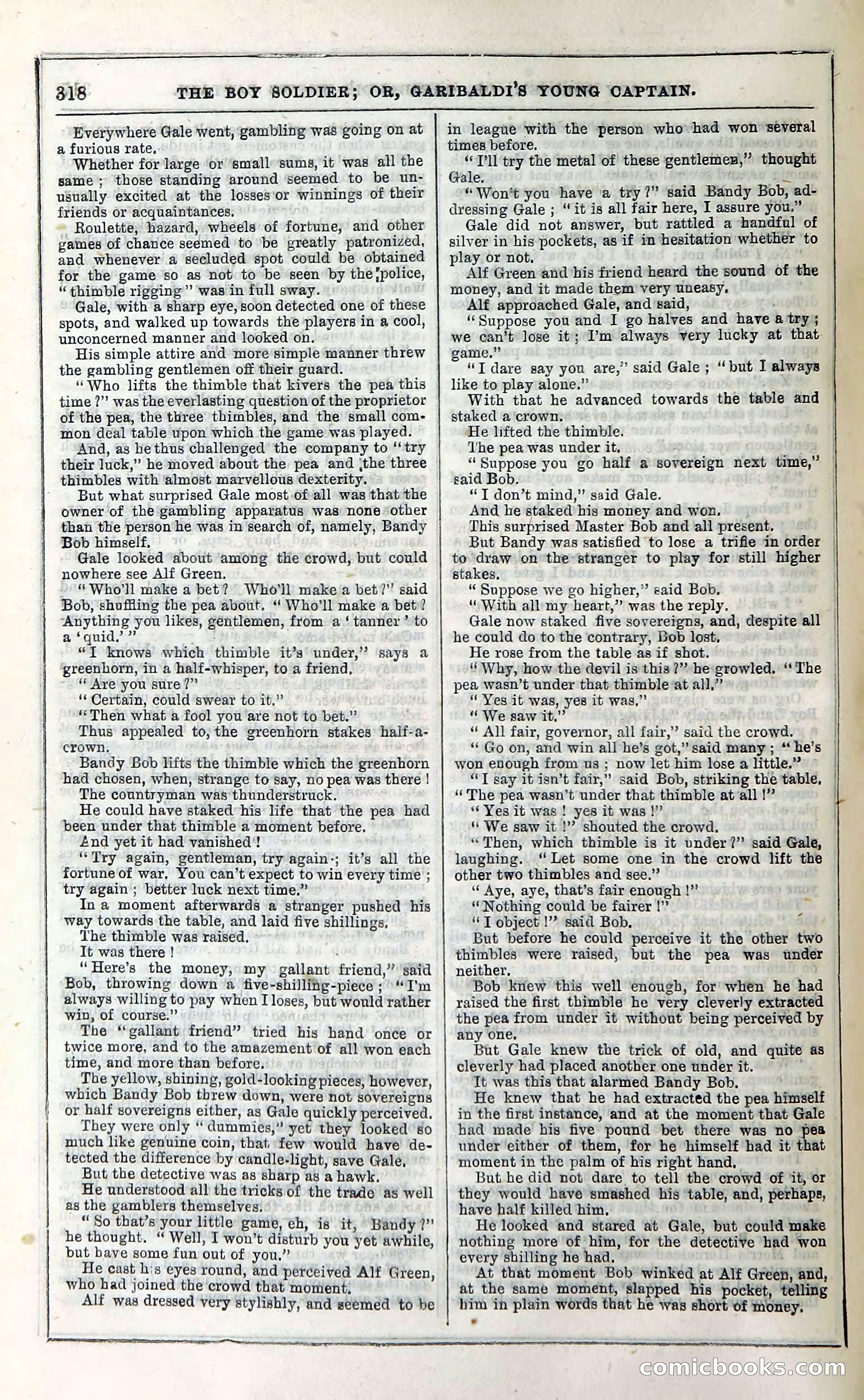 The Boy Soldier; Or, Garibaldi's Young Captain — page 324 of 390