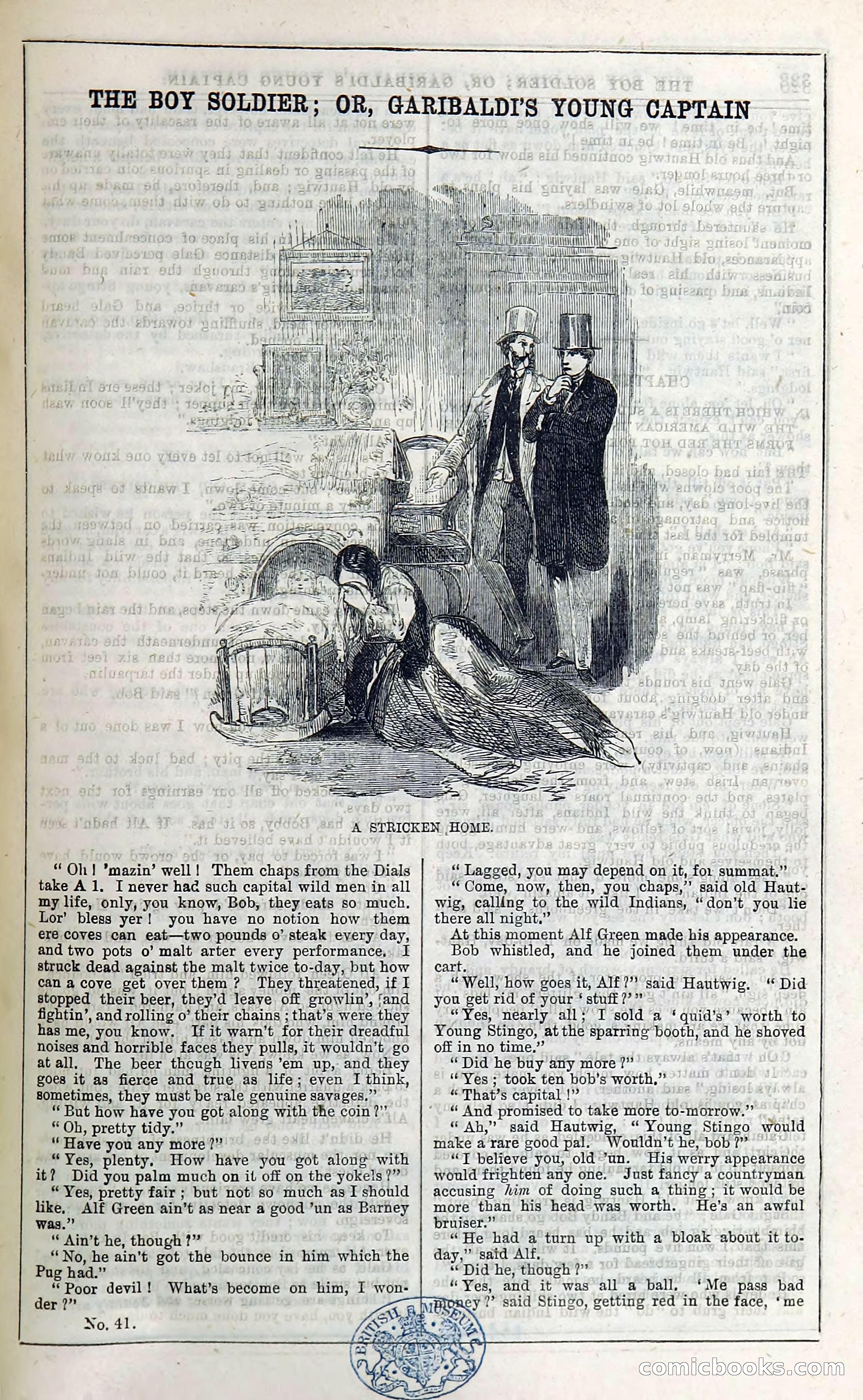 The Boy Soldier; Or, Garibaldi's Young Captain — page 327 of 390
