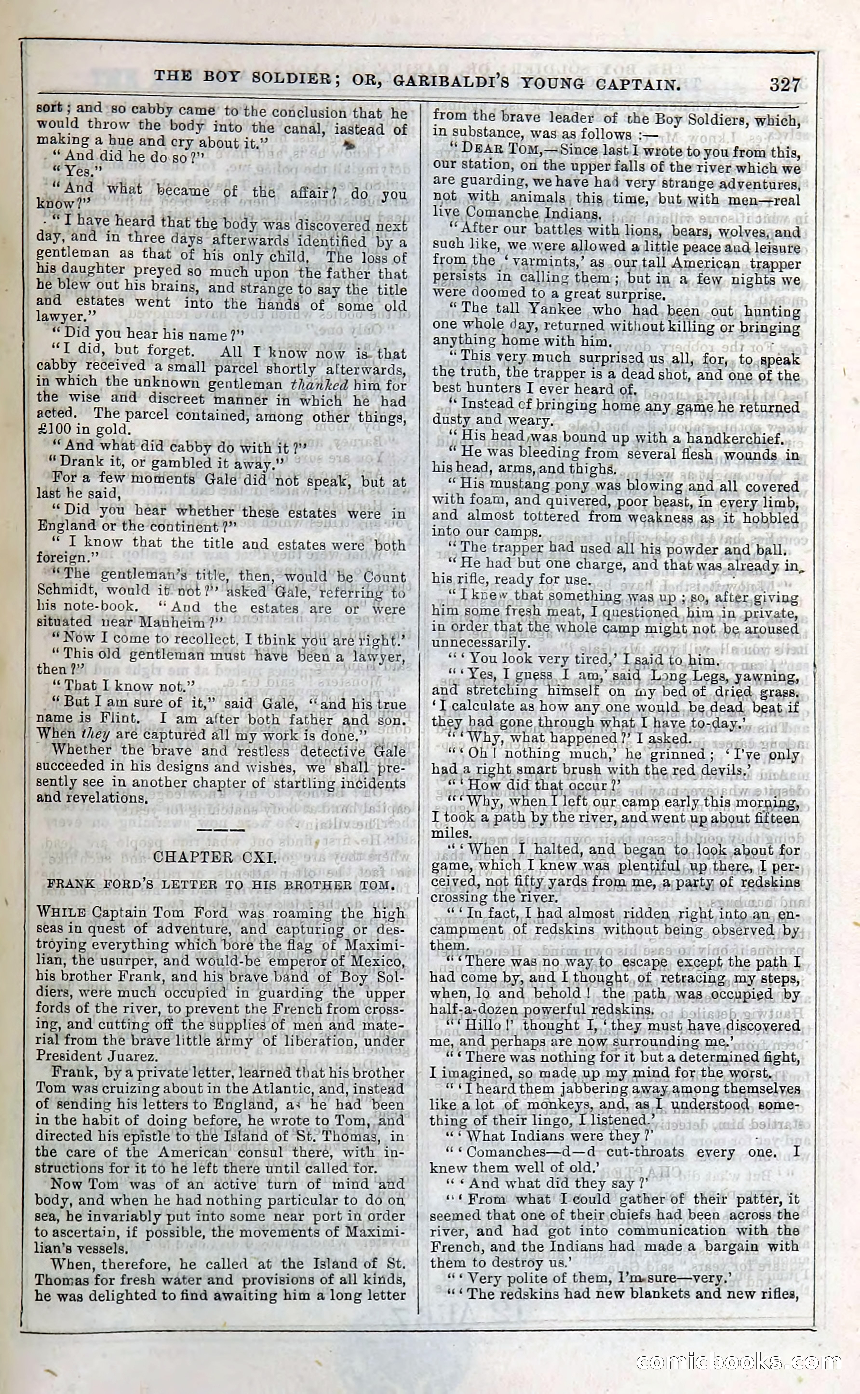 The Boy Soldier; Or, Garibaldi's Young Captain — page 333 of 390
