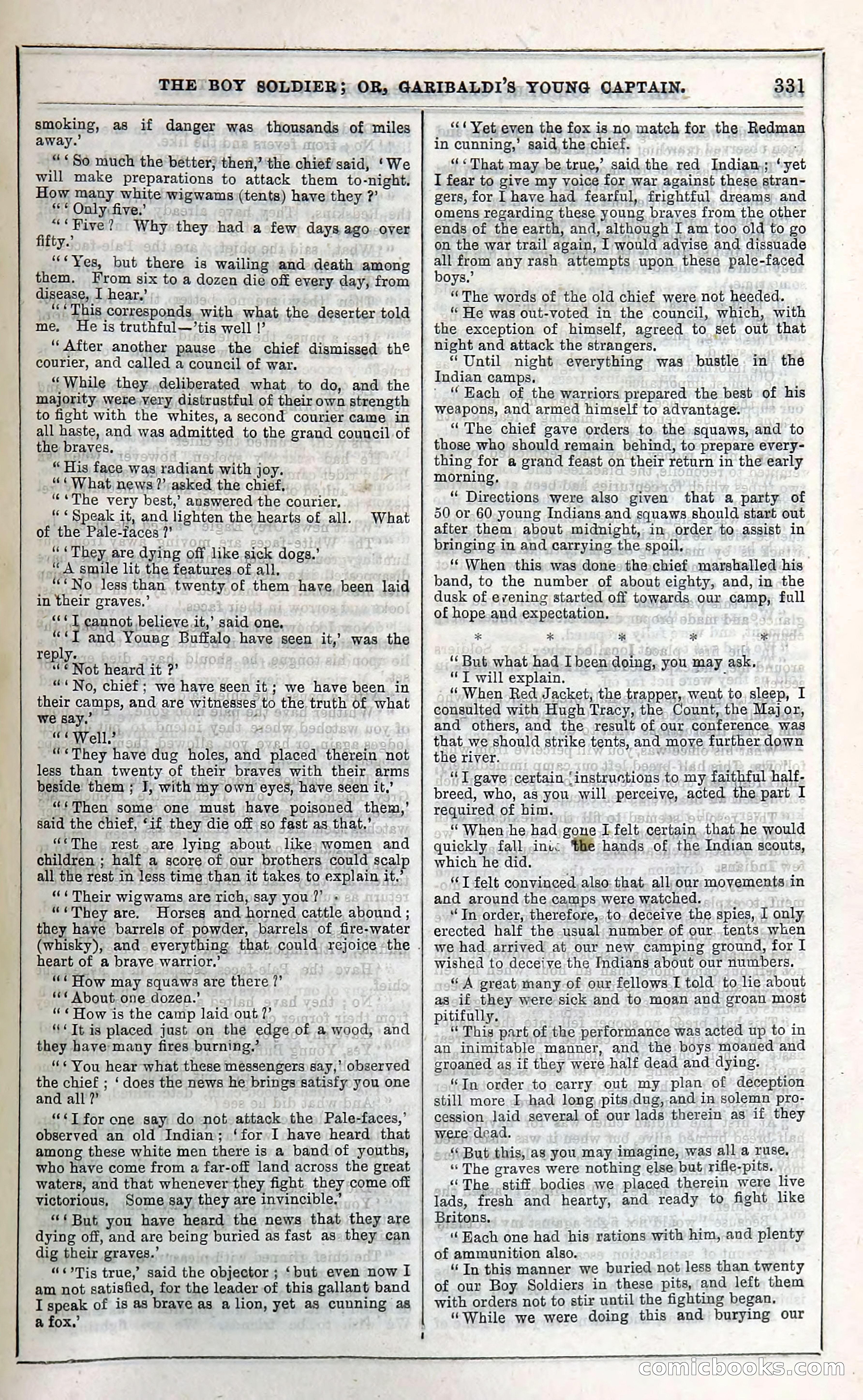 The Boy Soldier; Or, Garibaldi's Young Captain — page 337 of 390