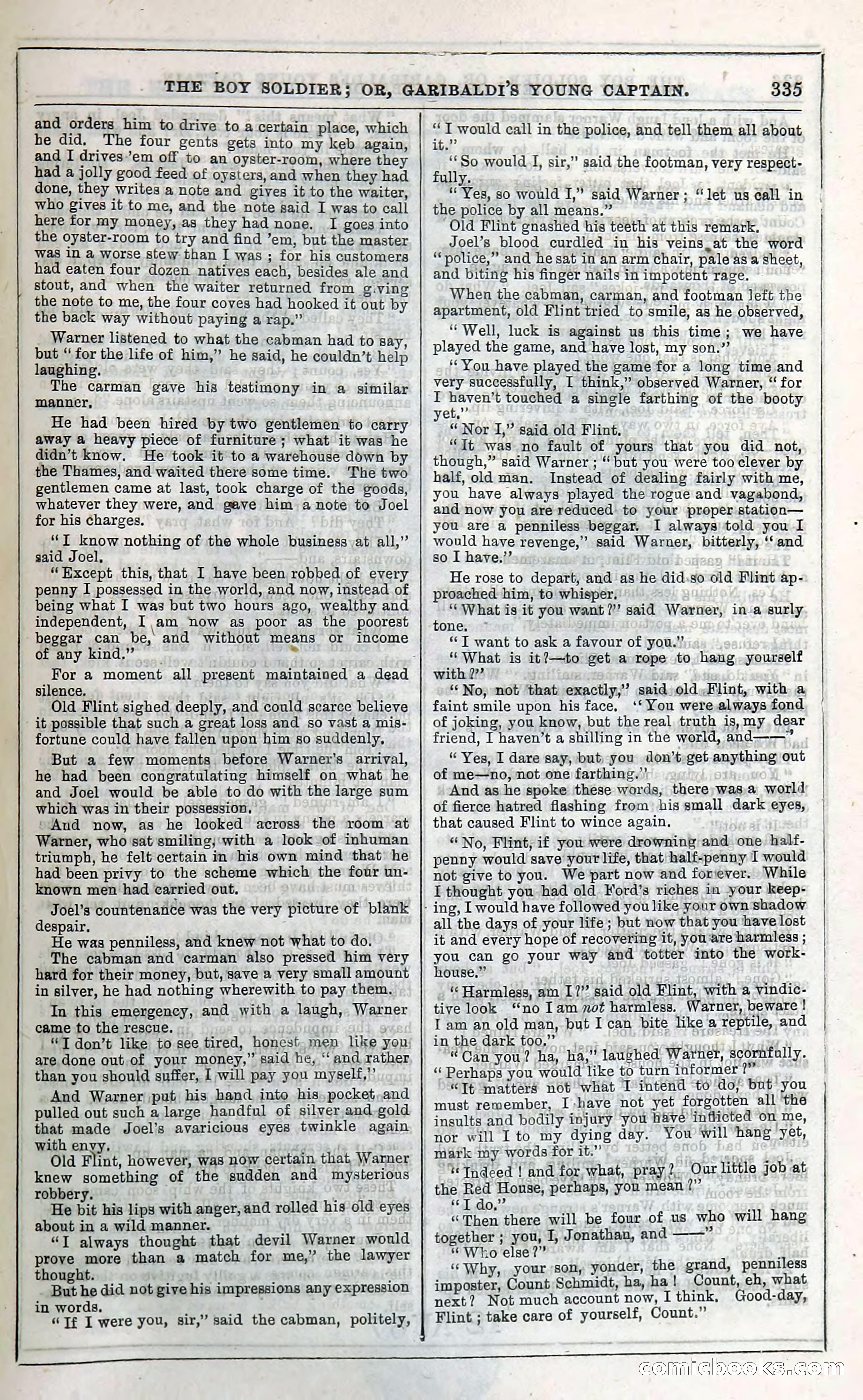 The Boy Soldier; Or, Garibaldi's Young Captain — page 341 of 390