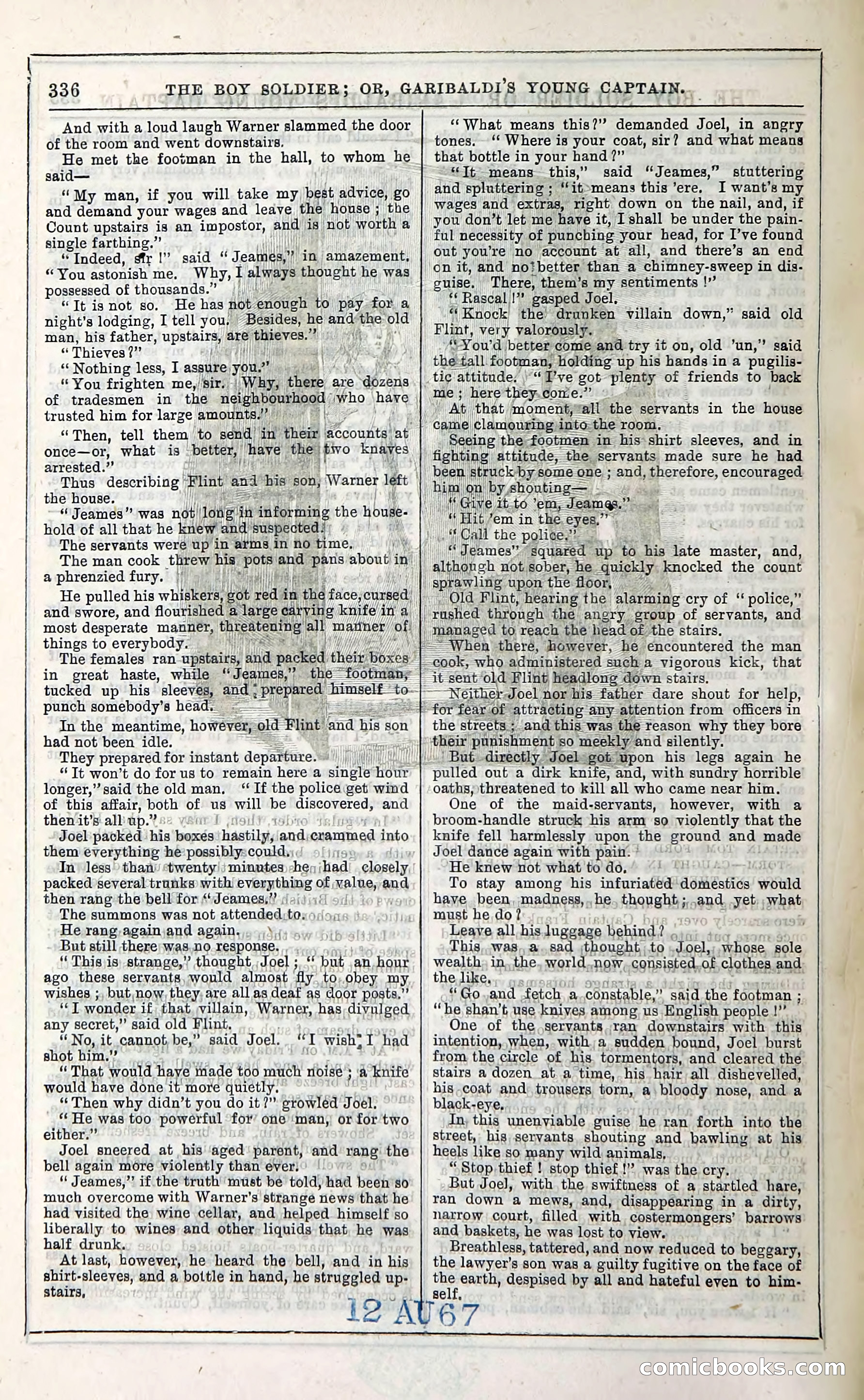 The Boy Soldier; Or, Garibaldi's Young Captain — page 342 of 390