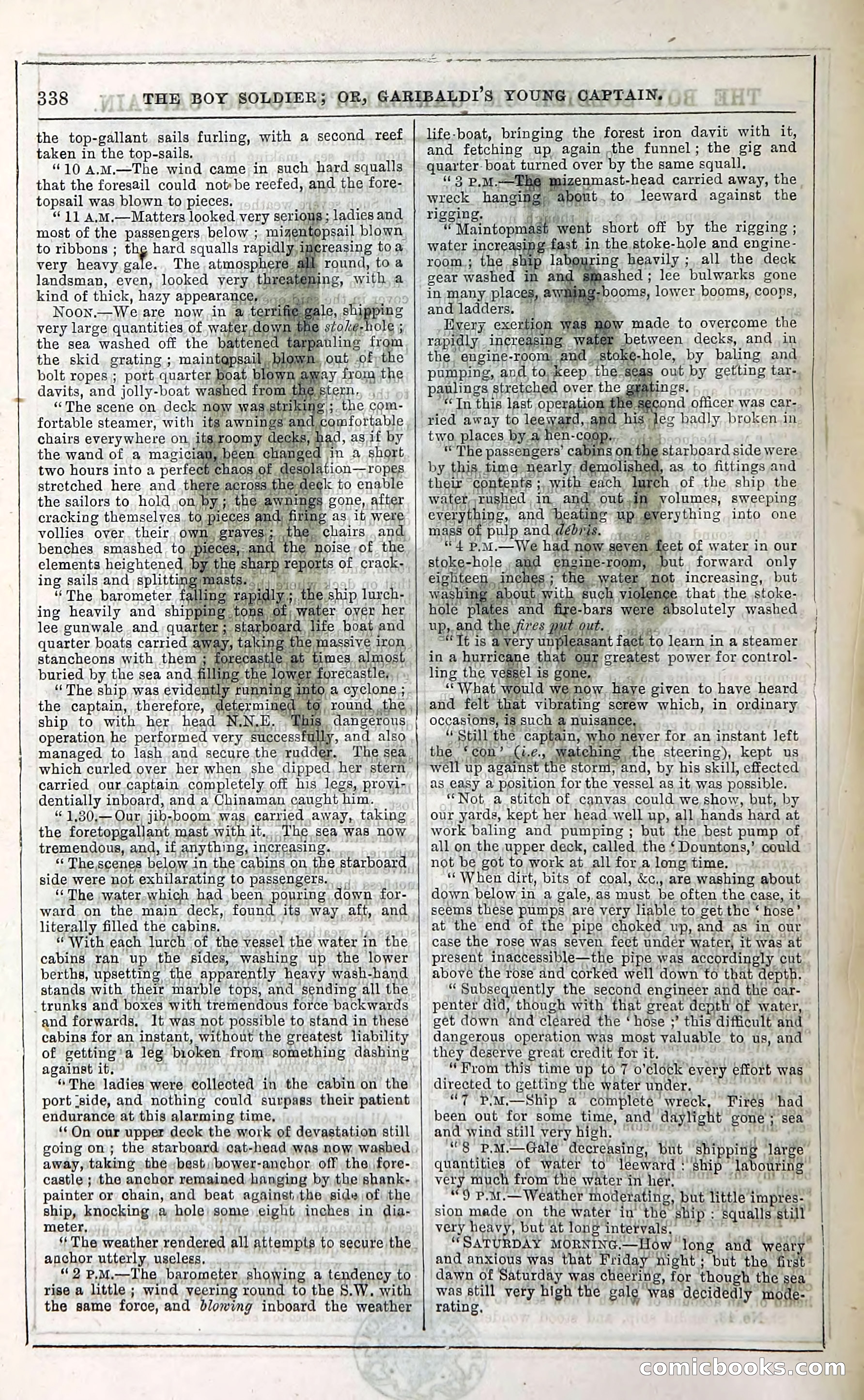 The Boy Soldier; Or, Garibaldi's Young Captain — page 344 of 390