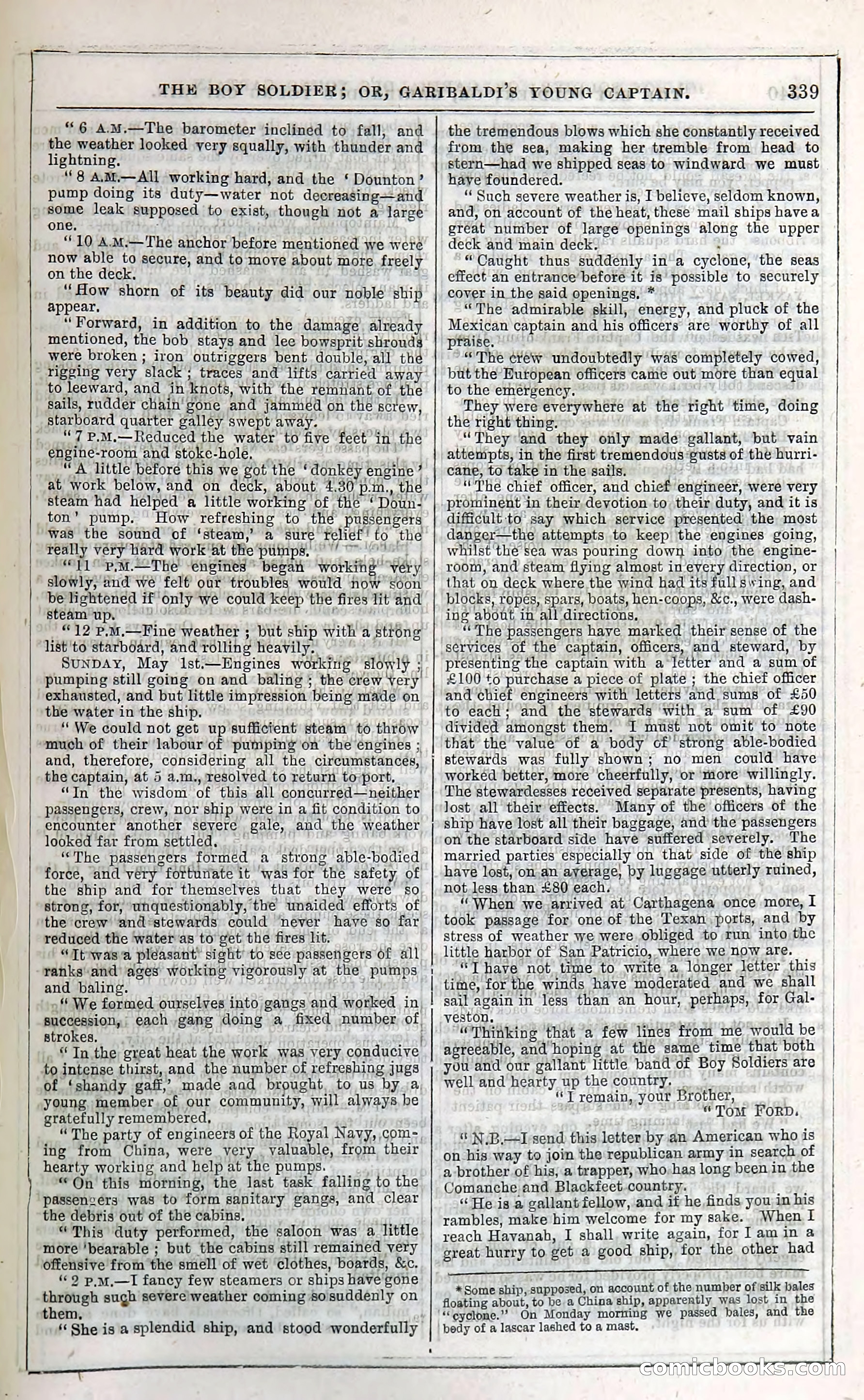 The Boy Soldier; Or, Garibaldi's Young Captain — page 345 of 390