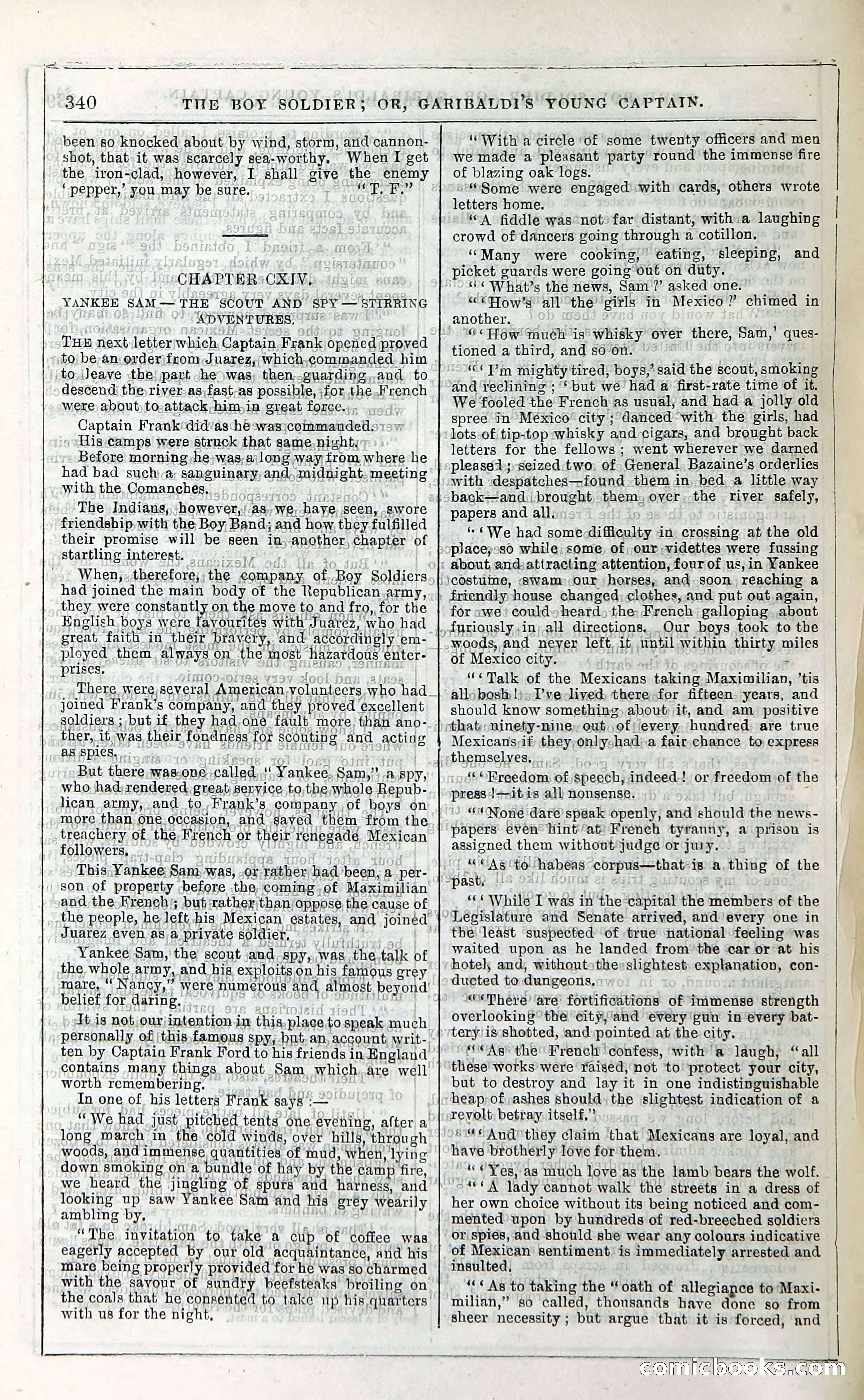 The Boy Soldier; Or, Garibaldi's Young Captain — page 346 of 390