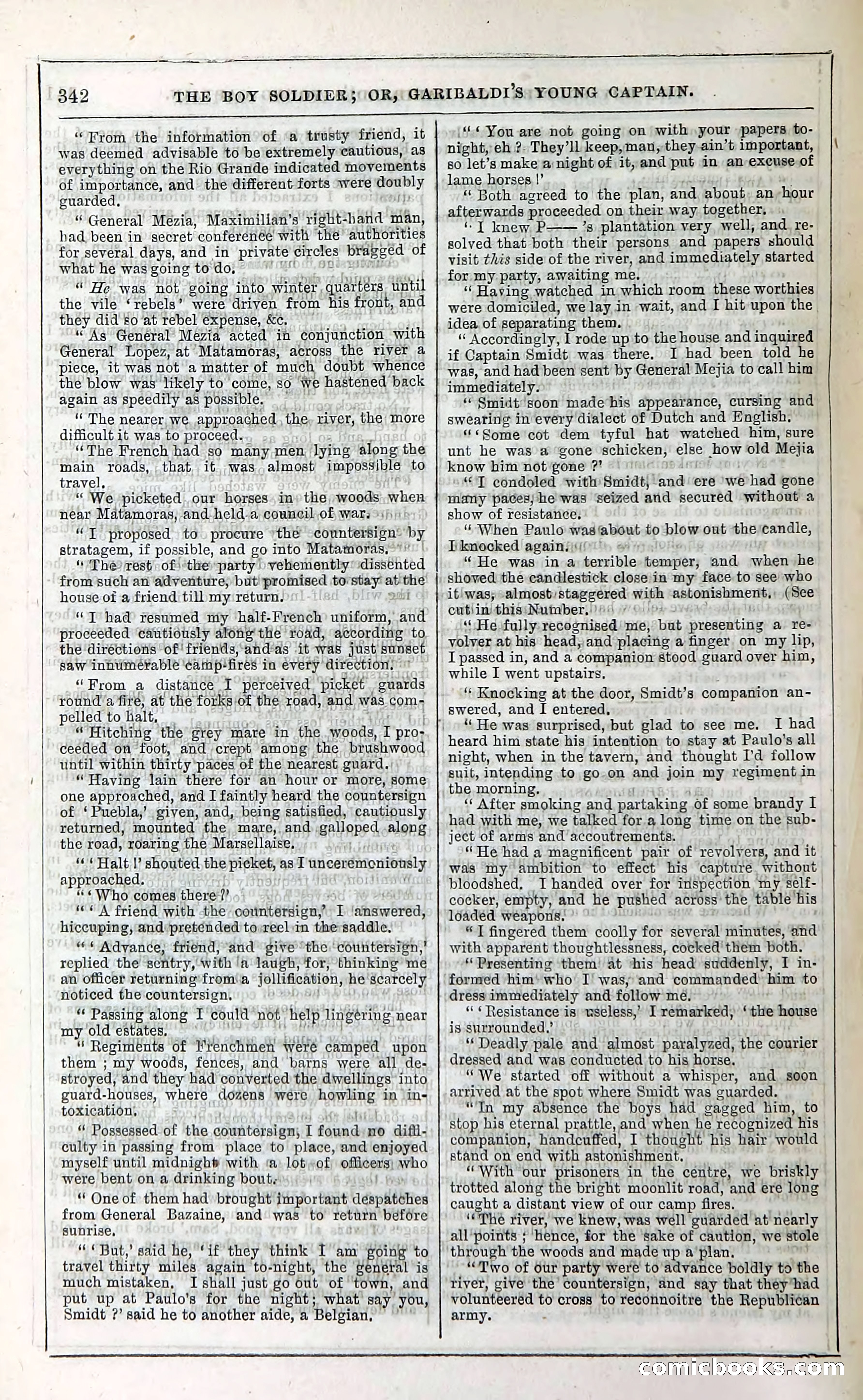 The Boy Soldier; Or, Garibaldi's Young Captain — page 348 of 390