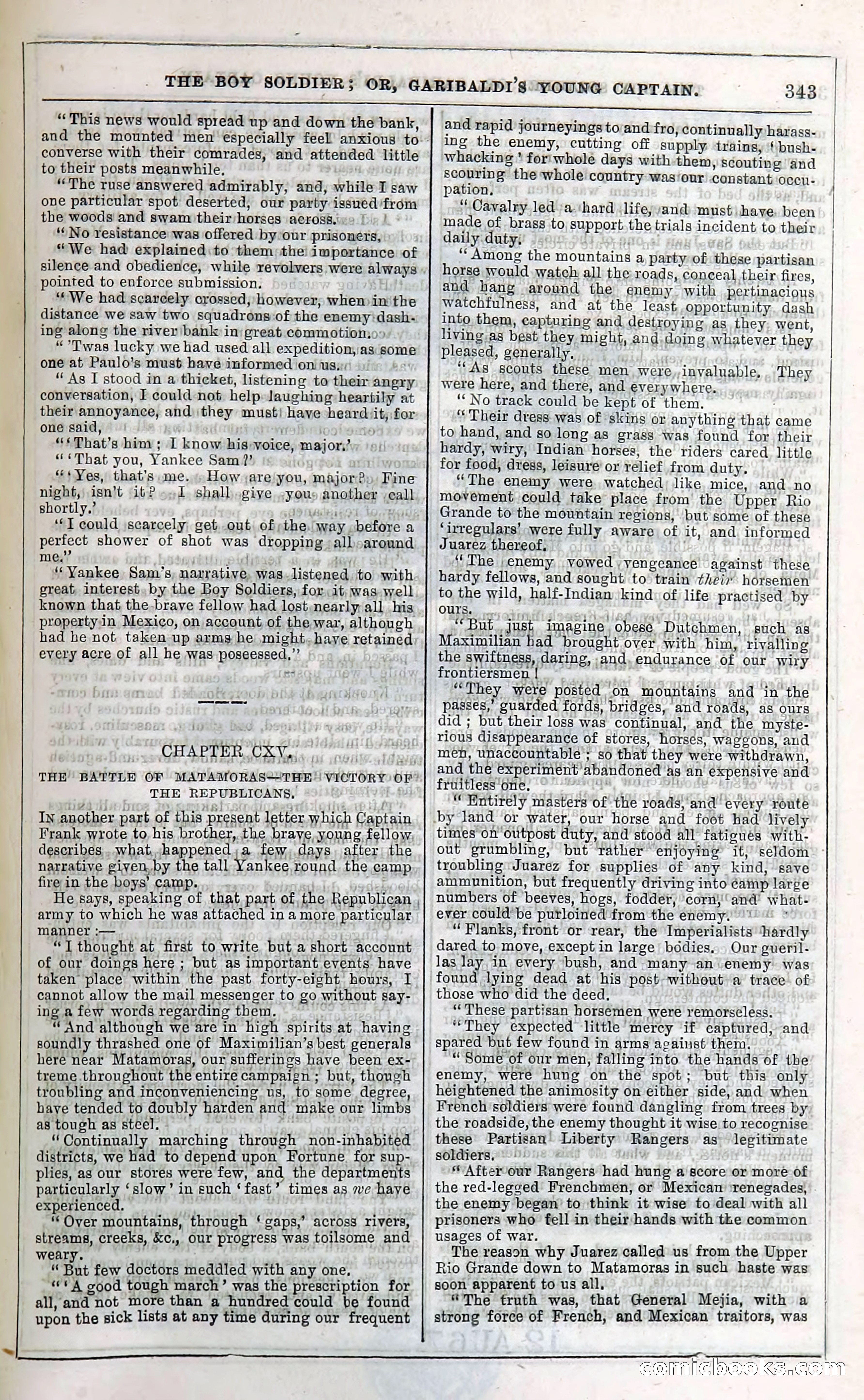 The Boy Soldier; Or, Garibaldi's Young Captain — page 349 of 390