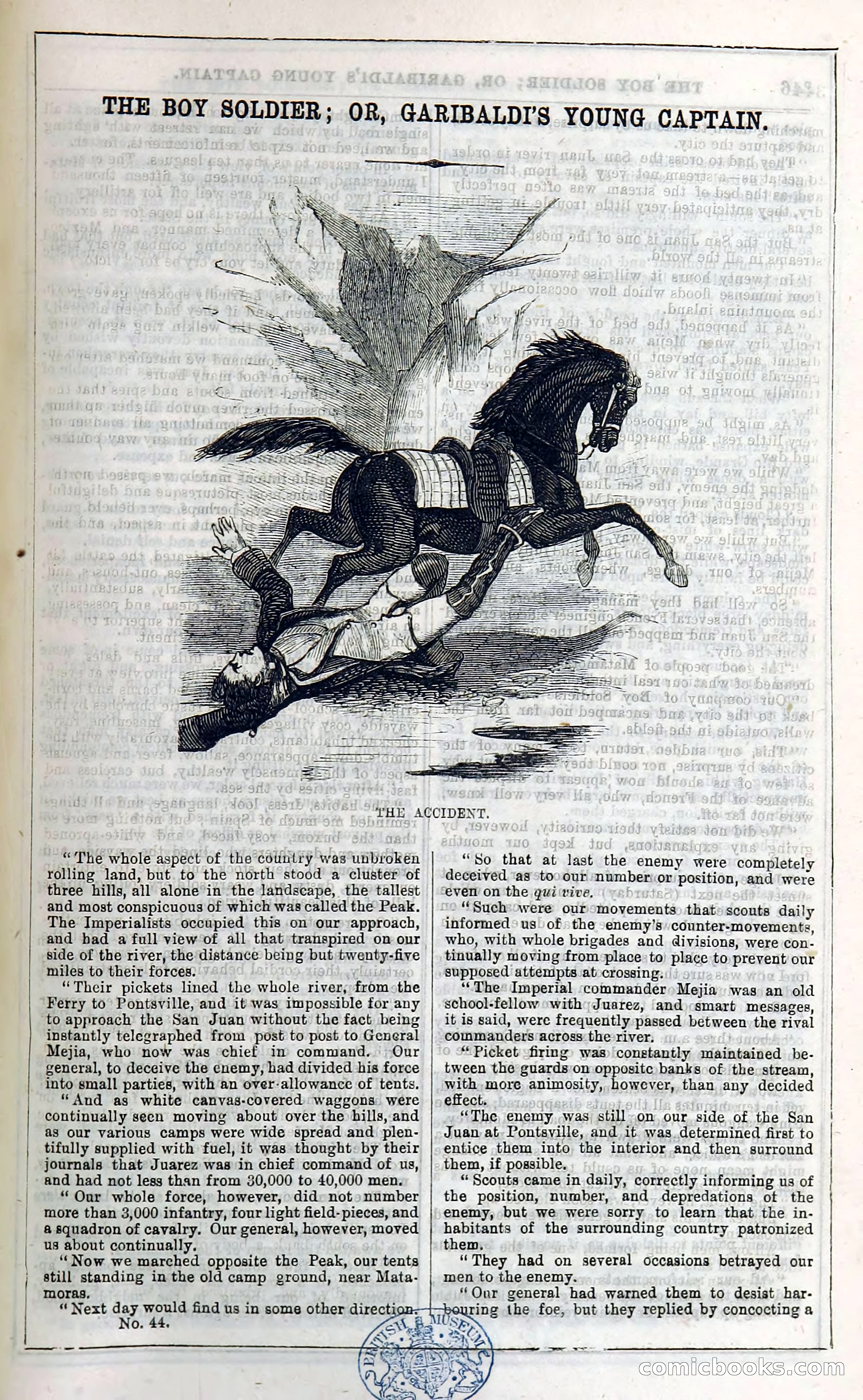 The Boy Soldier; Or, Garibaldi's Young Captain — page 351 of 390