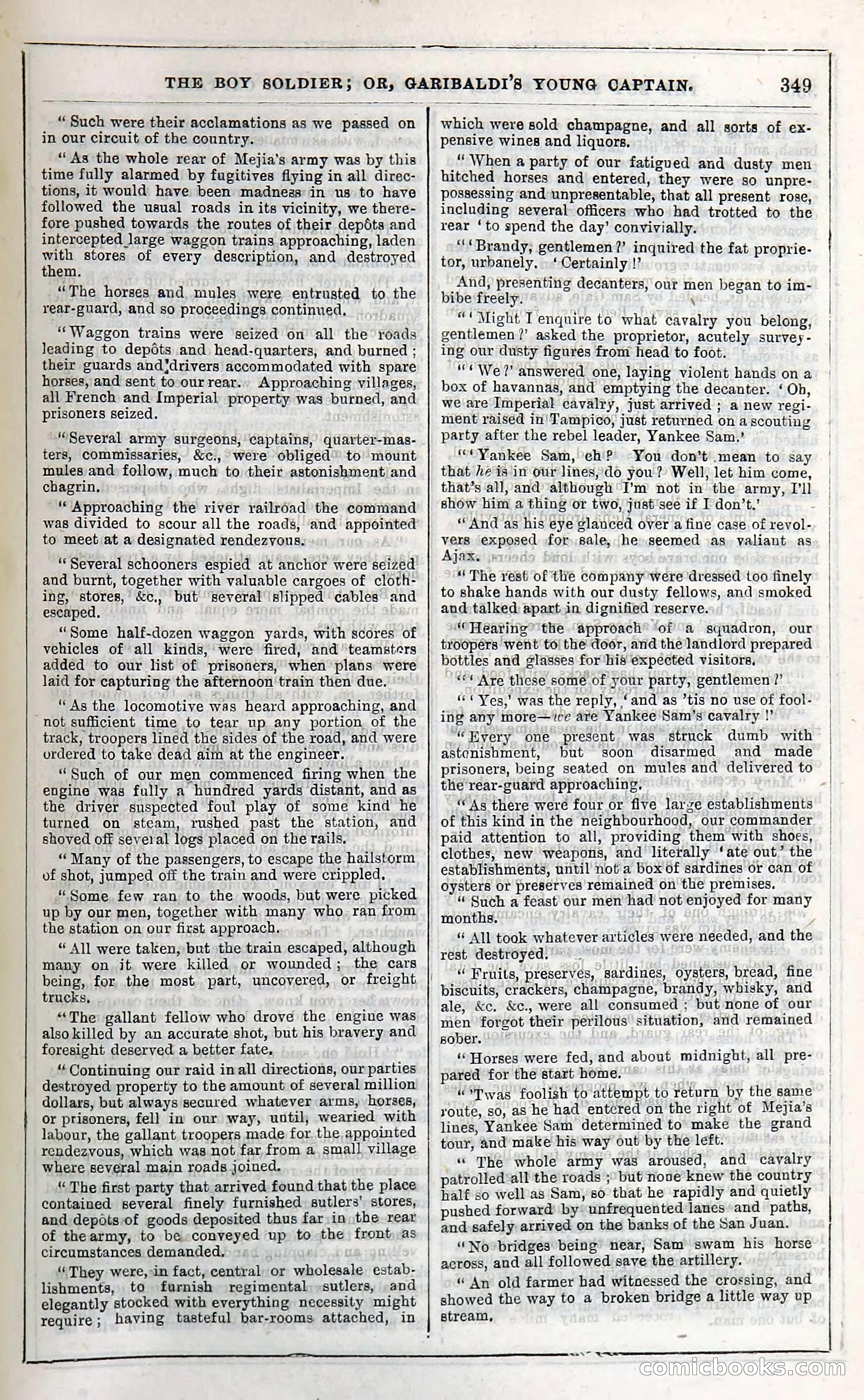 The Boy Soldier; Or, Garibaldi's Young Captain — page 355 of 390