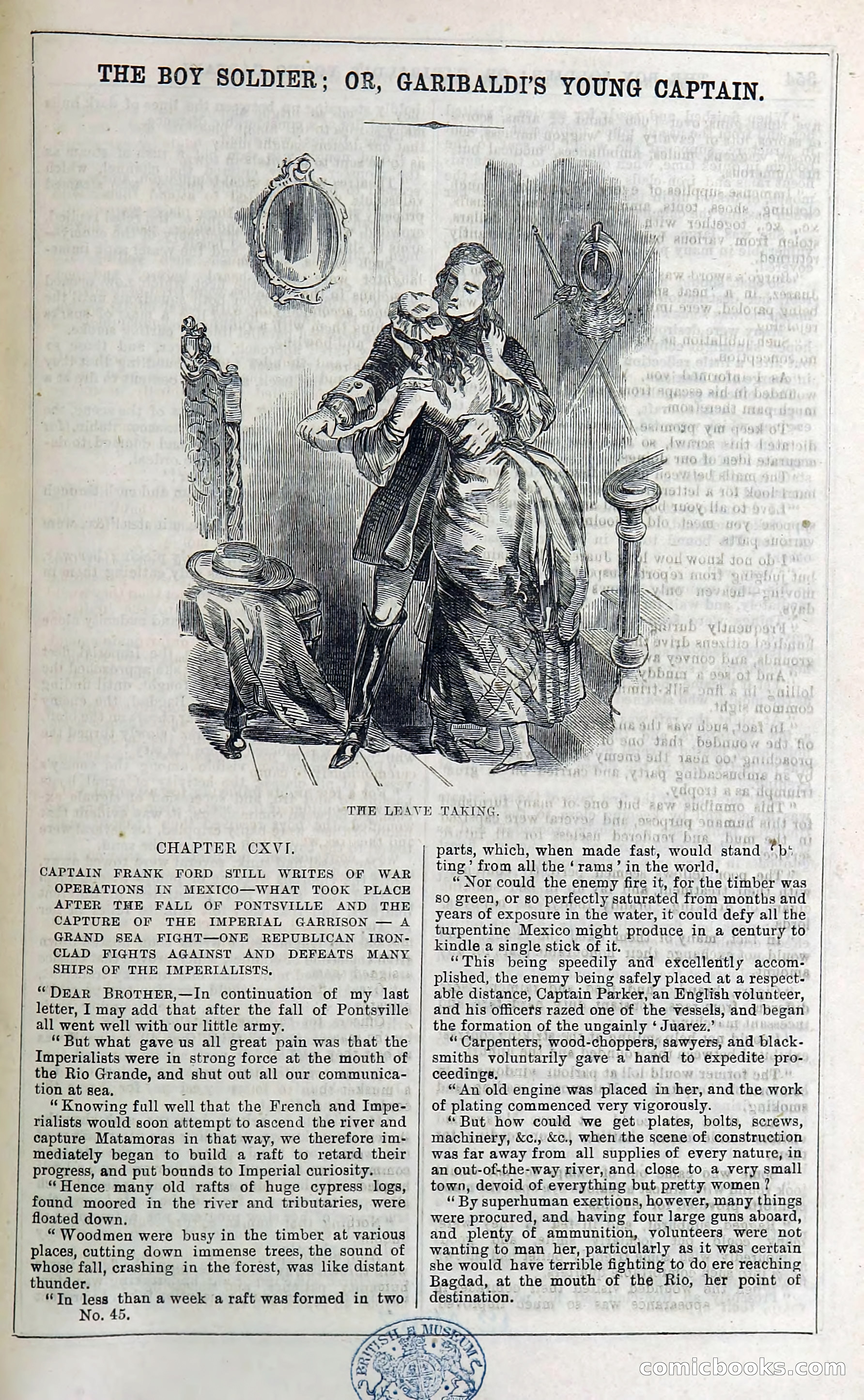 The Boy Soldier; Or, Garibaldi's Young Captain — page 359 of 390
