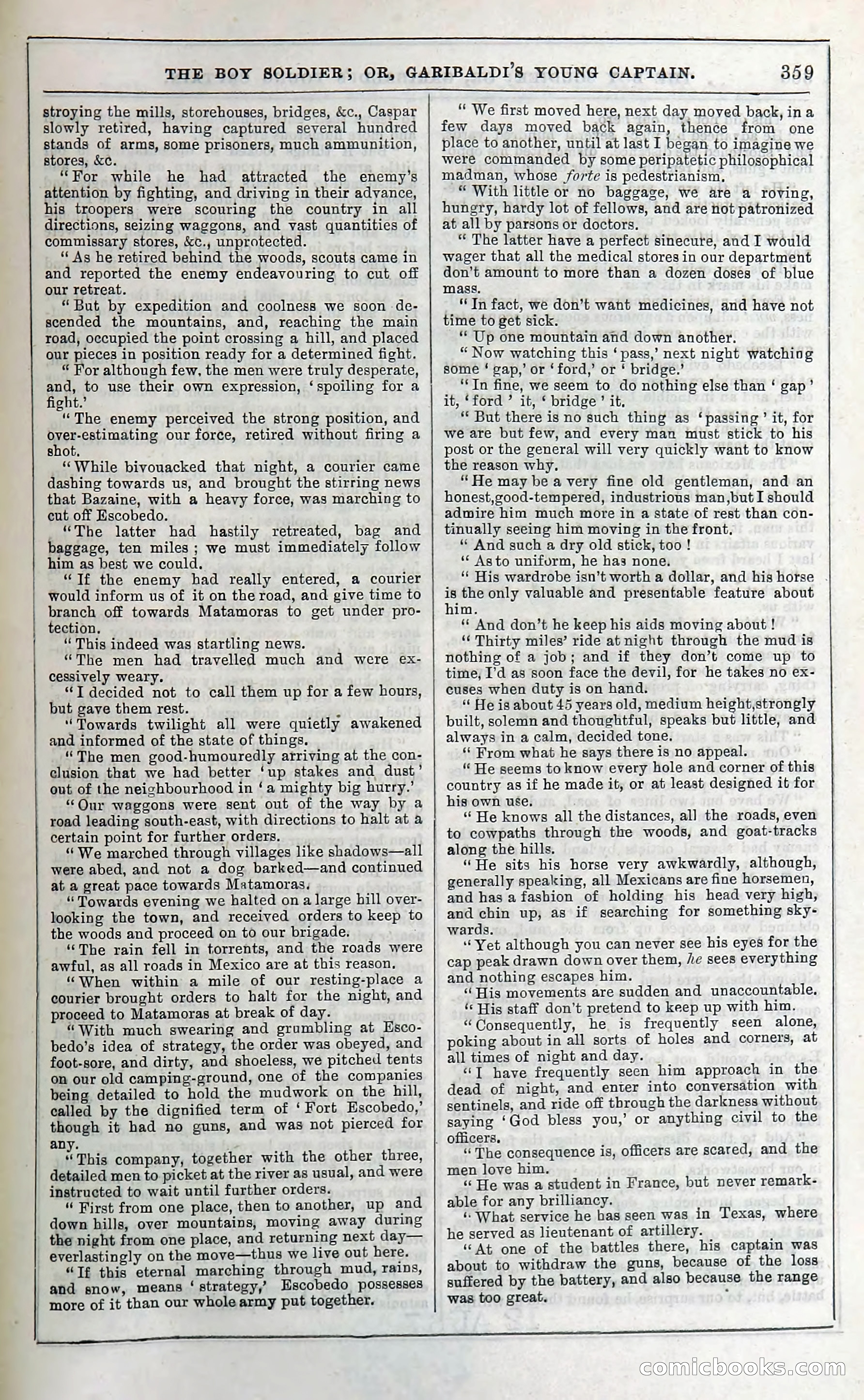 The Boy Soldier; Or, Garibaldi's Young Captain — page 365 of 390