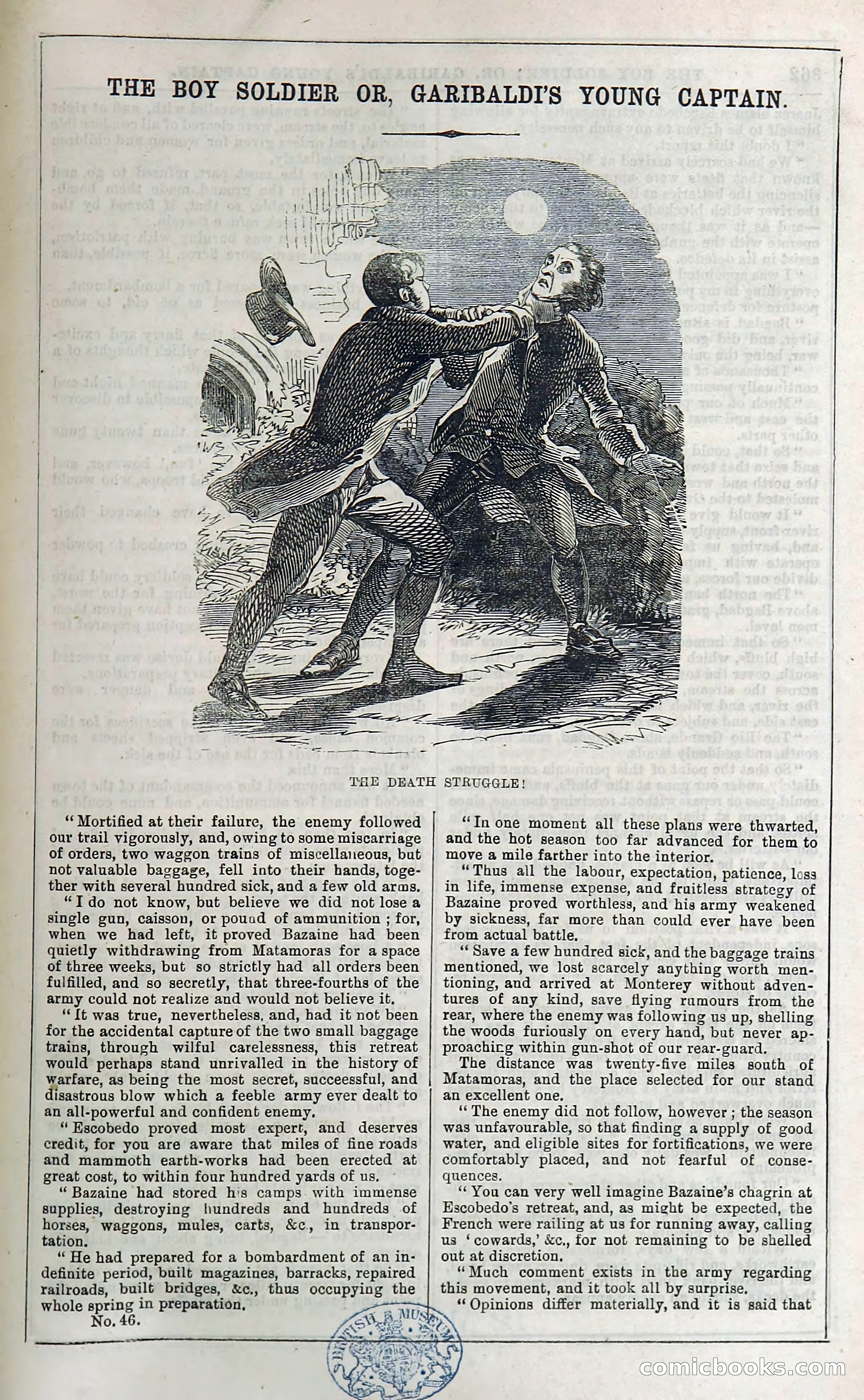 The Boy Soldier; Or, Garibaldi's Young Captain — page 367 of 390