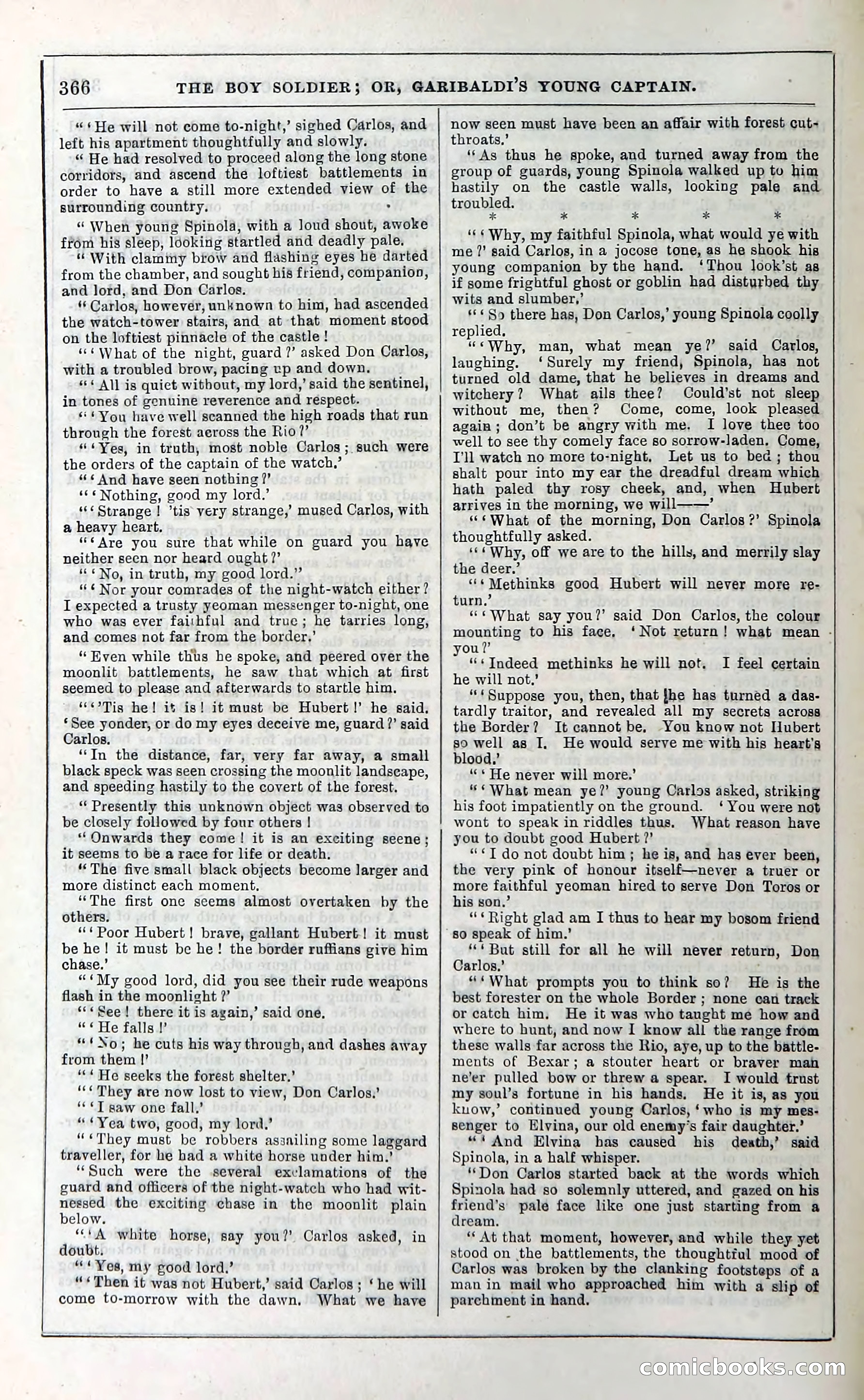 The Boy Soldier; Or, Garibaldi's Young Captain — page 372 of 390