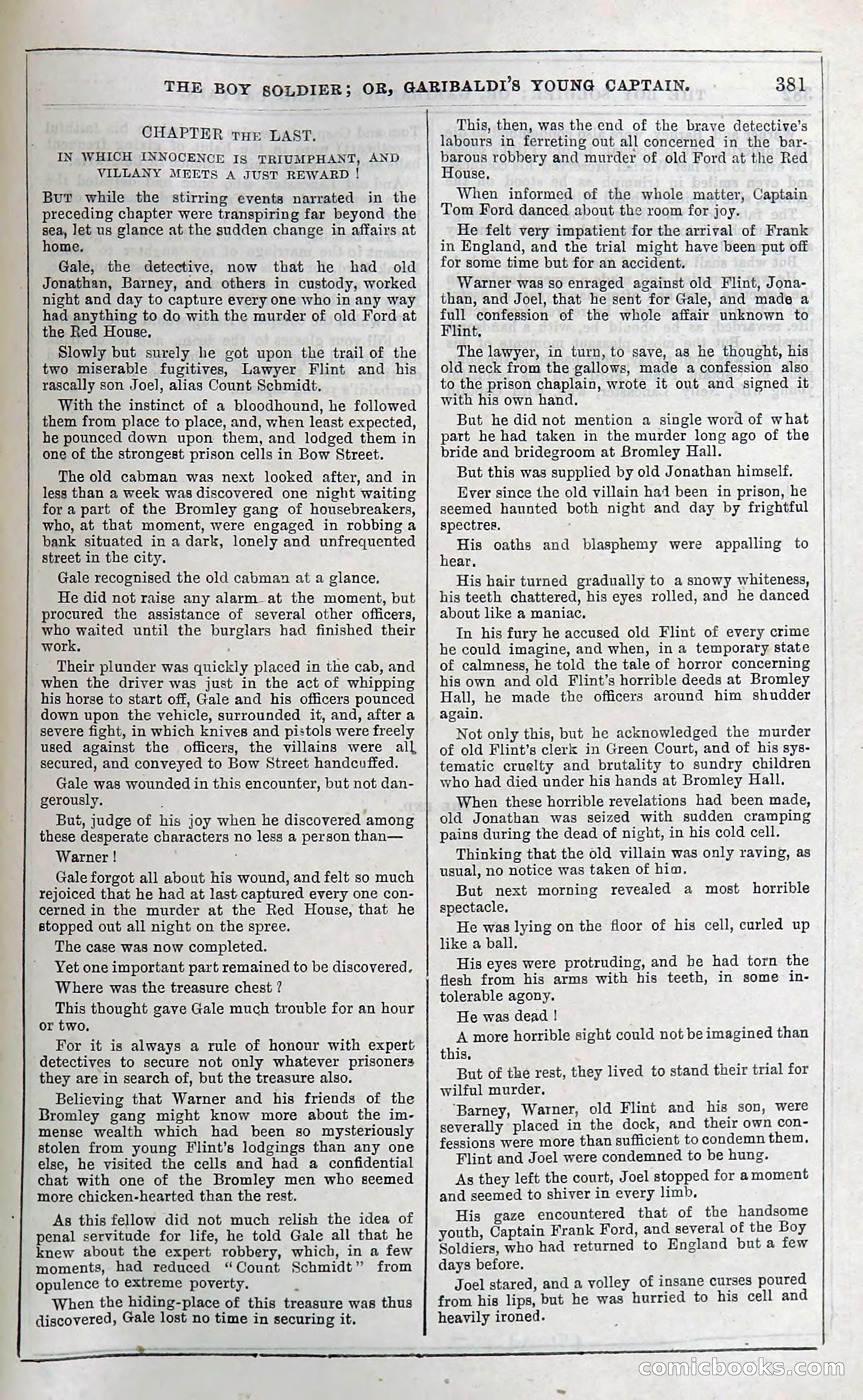 The Boy Soldier; Or, Garibaldi's Young Captain — page 387 of 390