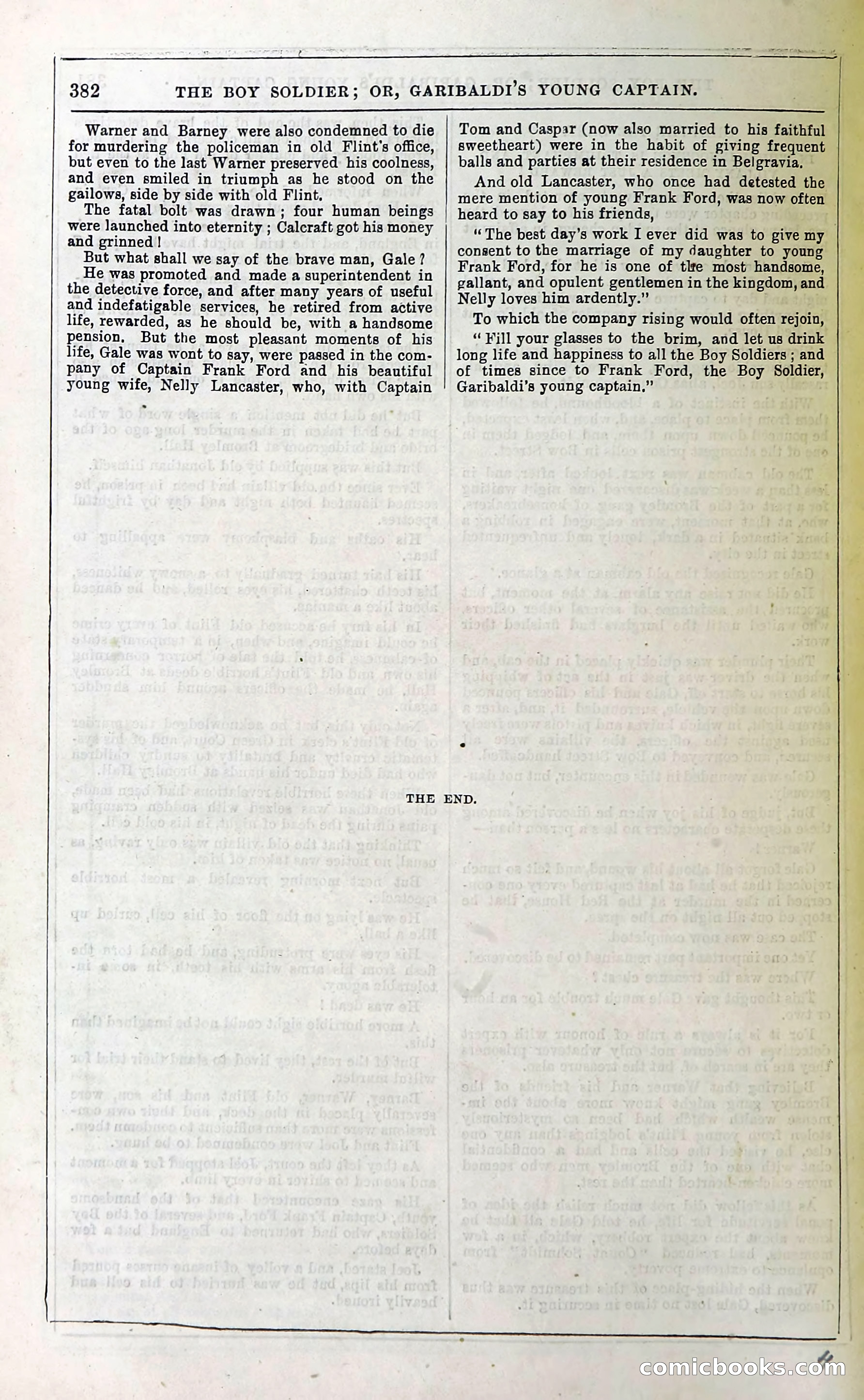 The Boy Soldier; Or, Garibaldi's Young Captain — page 388 of 390