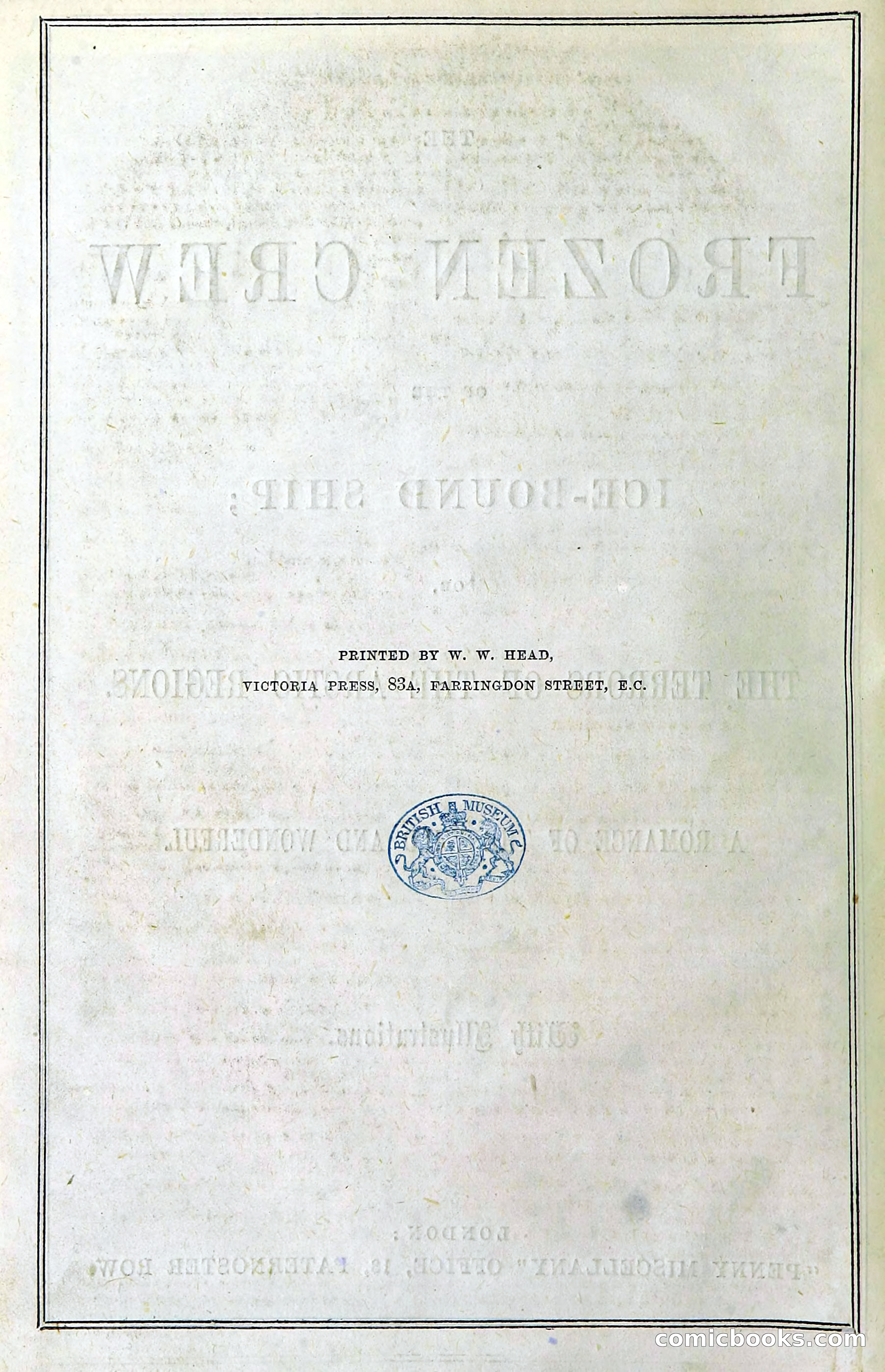 The Frozen Crew Of The Ice-Bound Ship; Or, Terrors Of The Arctic Region — page 6 of 98