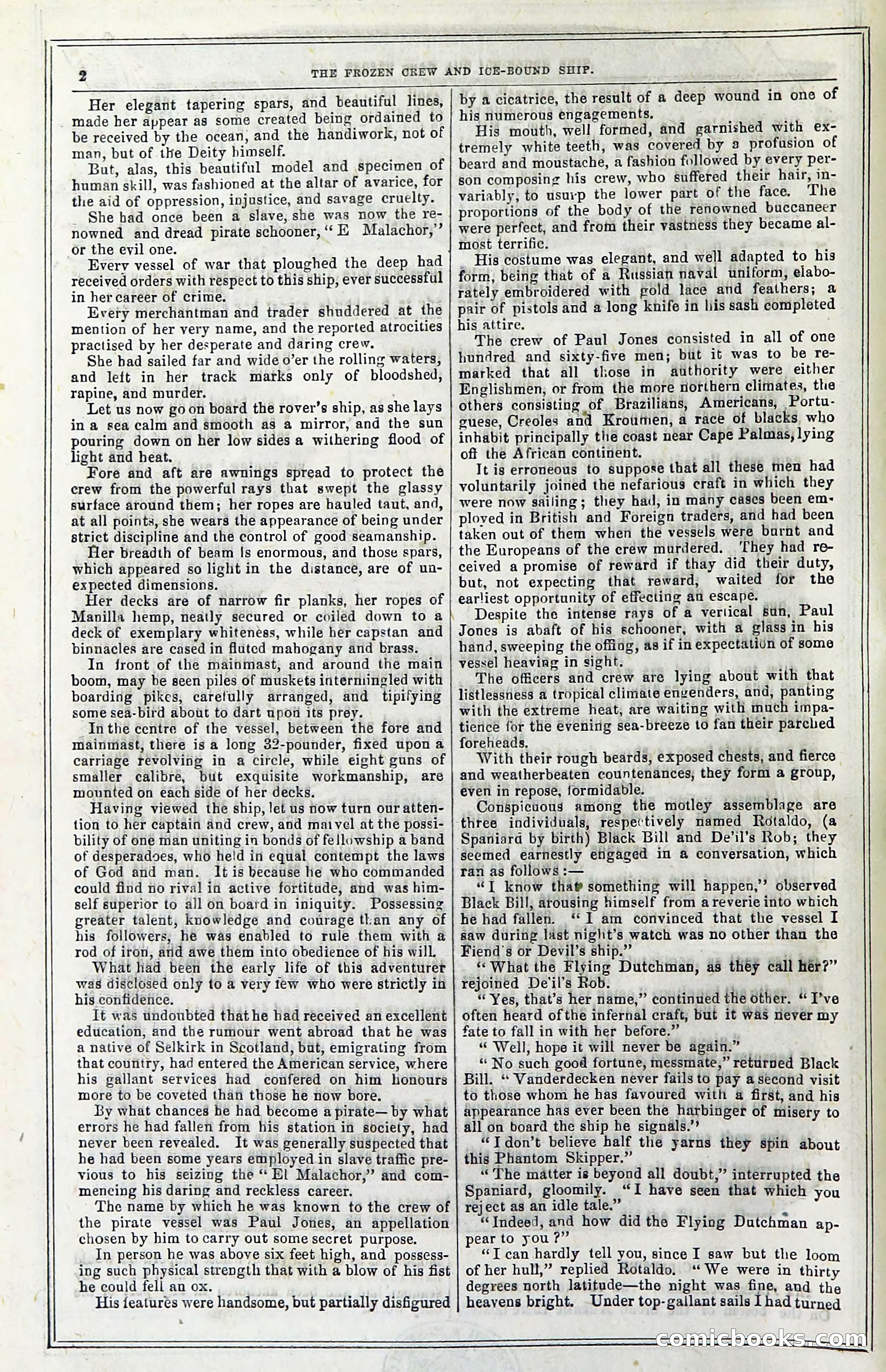 The Frozen Crew Of The Ice-Bound Ship; Or, Terrors Of The Arctic Region — page 8 of 98