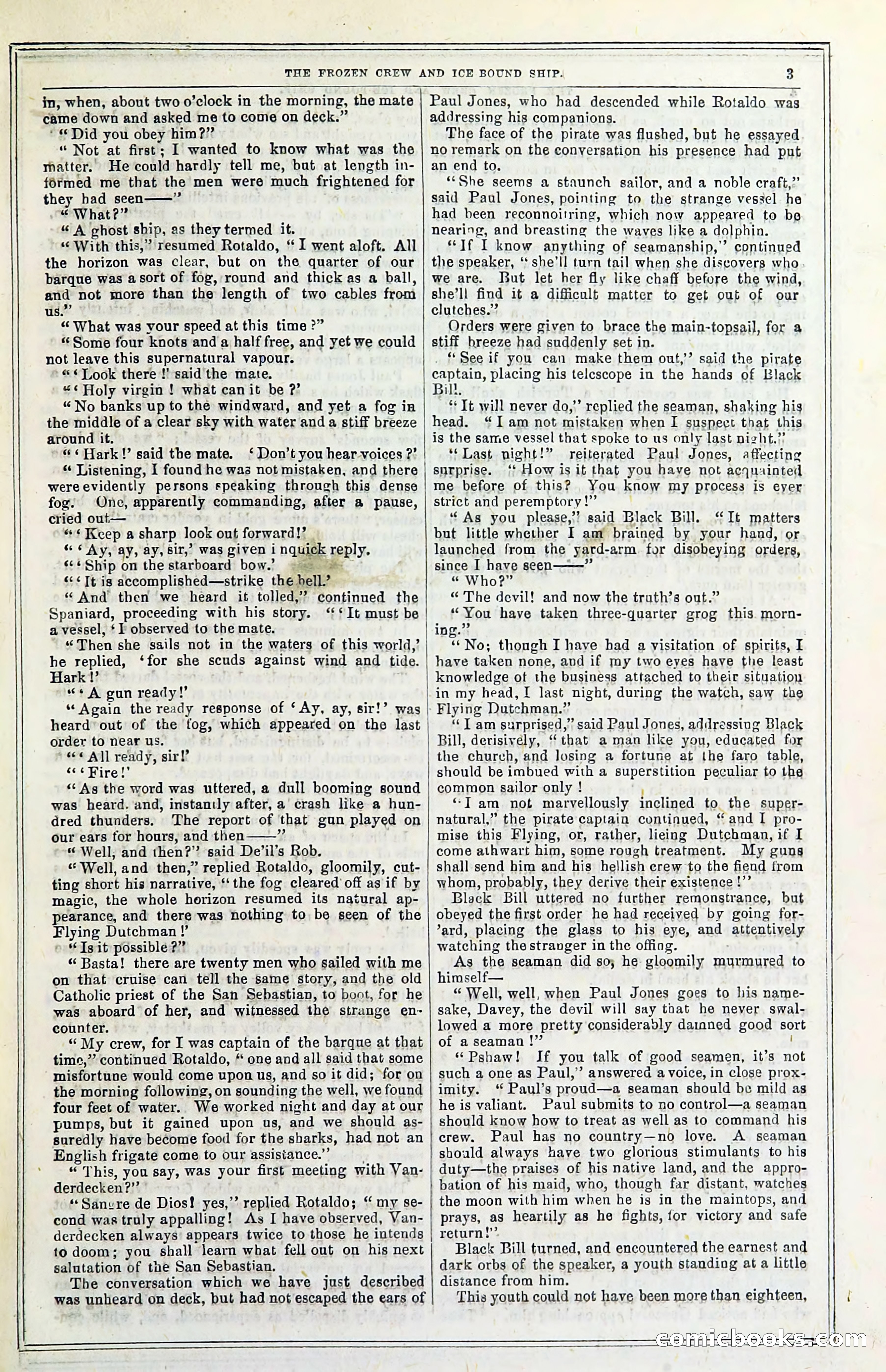 The Frozen Crew Of The Ice-Bound Ship; Or, Terrors Of The Arctic Region — page 9 of 98