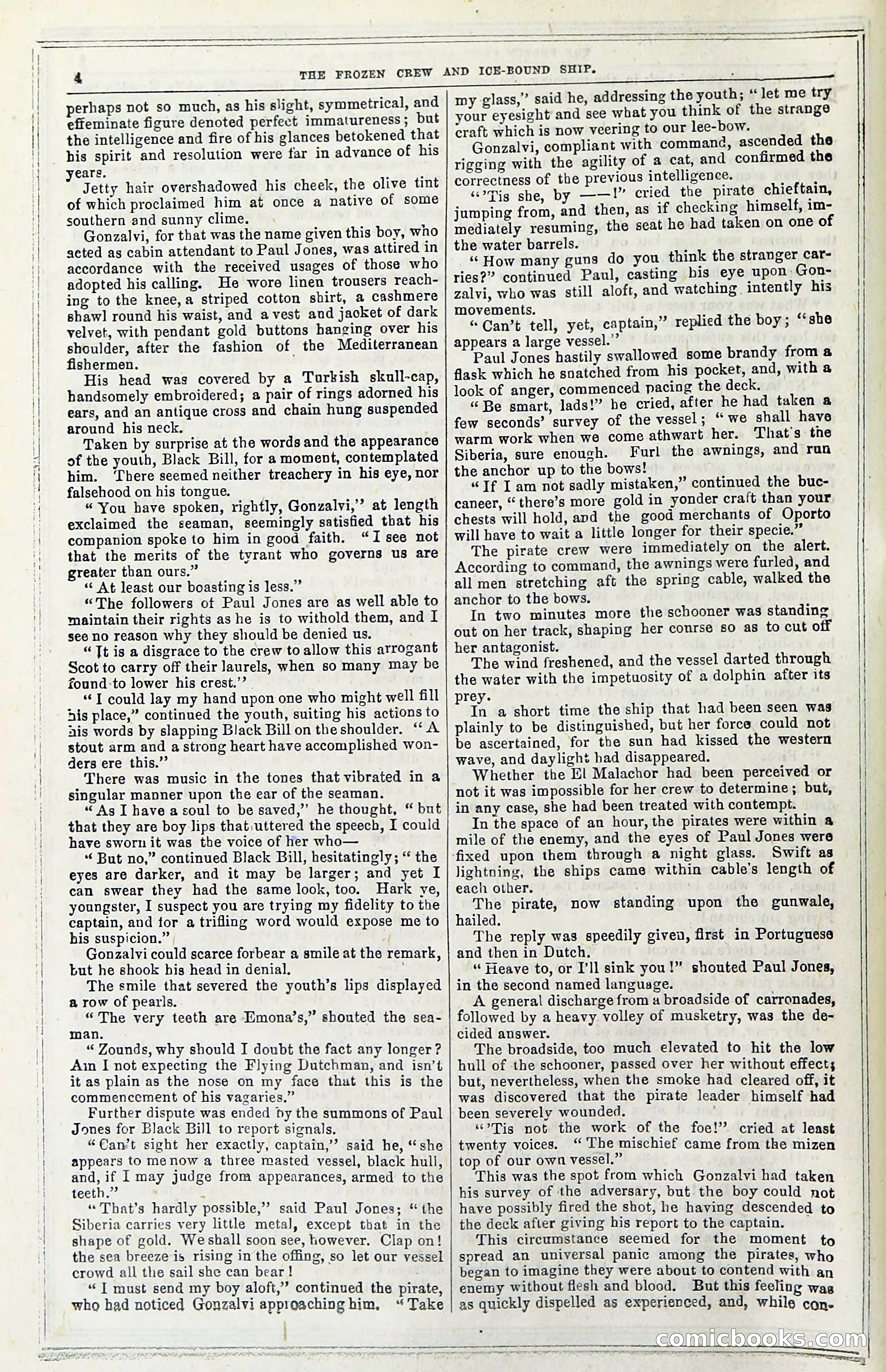 The Frozen Crew Of The Ice-Bound Ship; Or, Terrors Of The Arctic Region — page 10 of 98