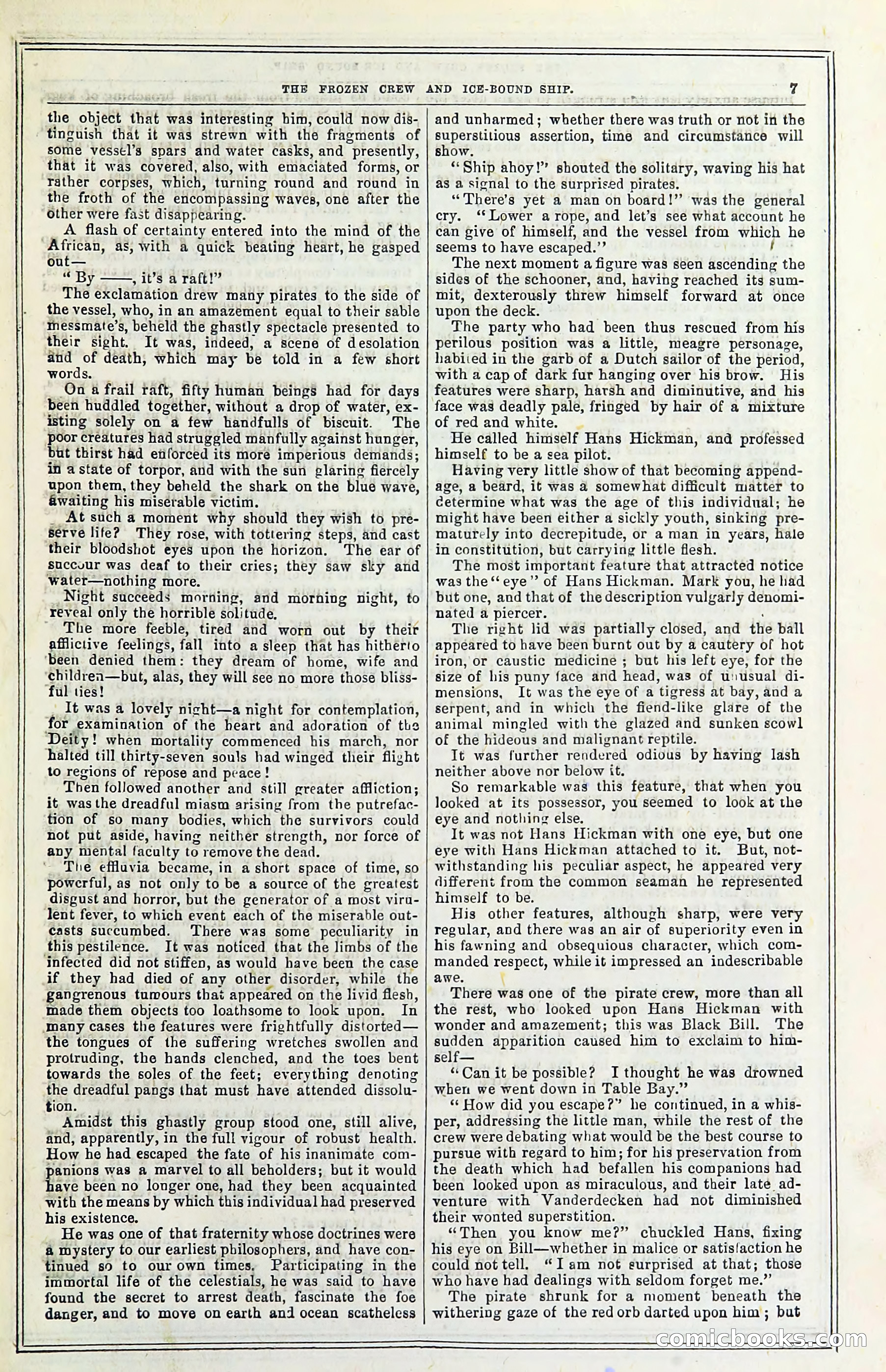 The Frozen Crew Of The Ice-Bound Ship; Or, Terrors Of The Arctic Region — page 13 of 98