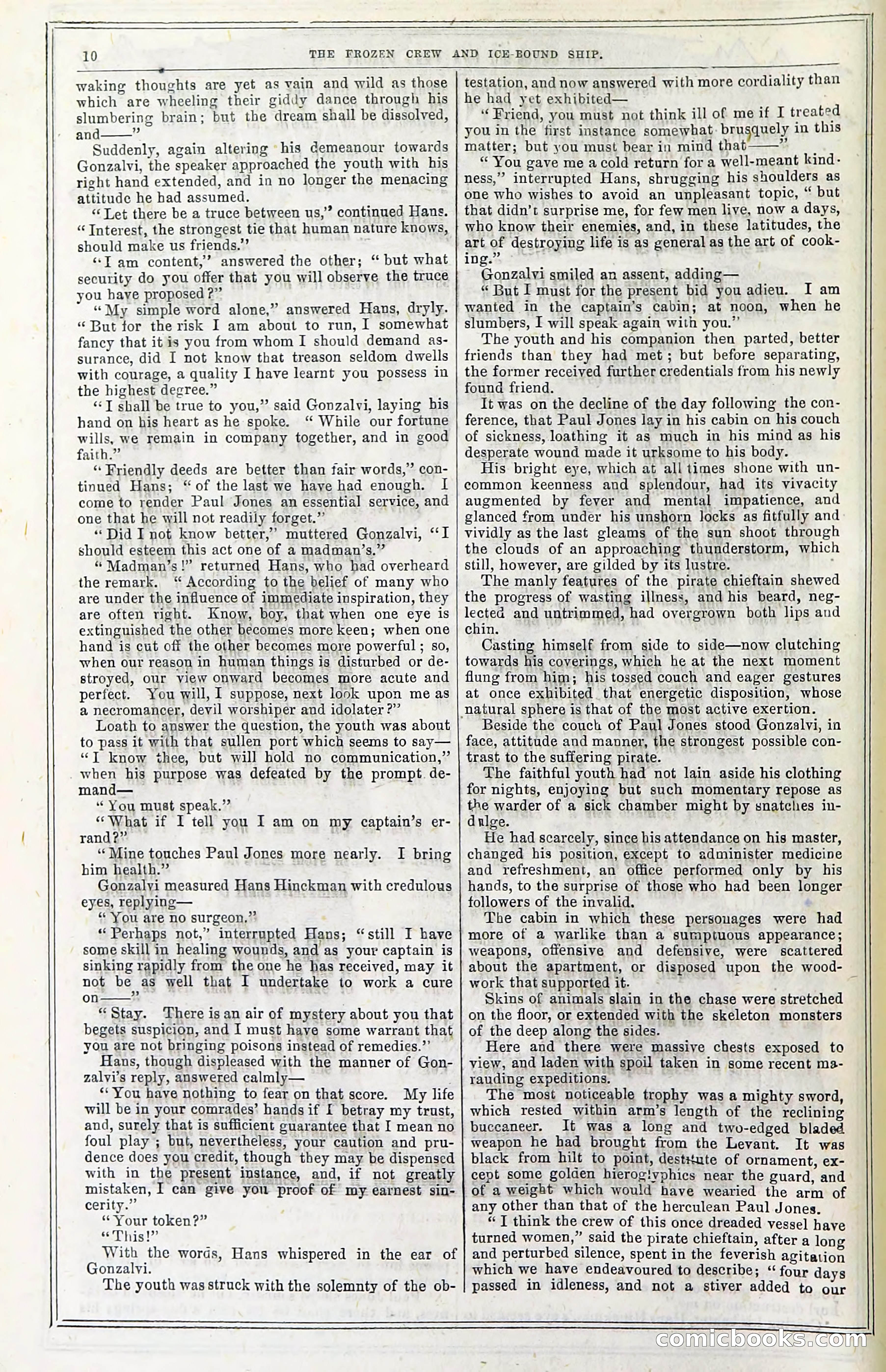 The Frozen Crew Of The Ice-Bound Ship; Or, Terrors Of The Arctic Region — page 16 of 98