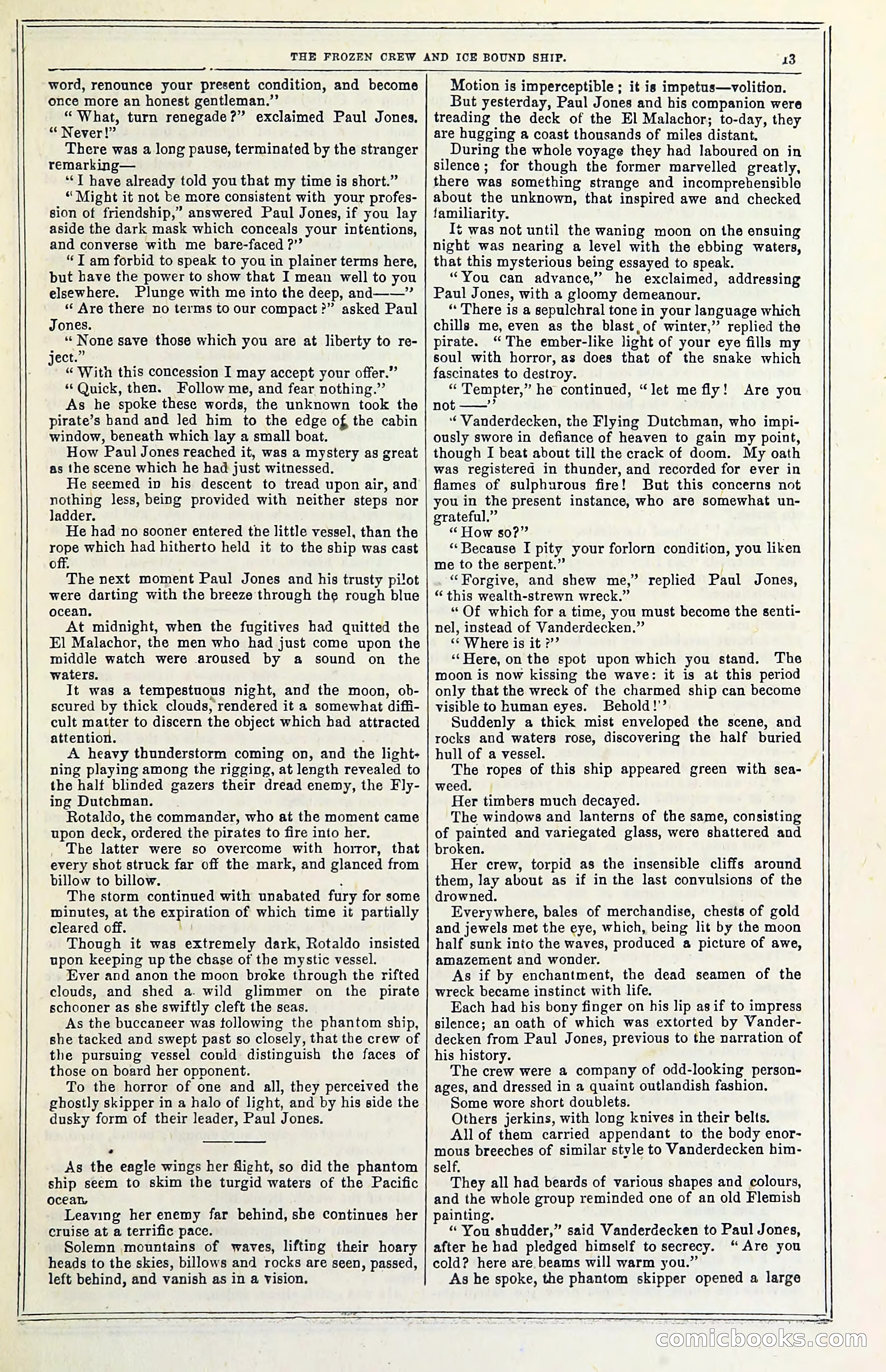 The Frozen Crew Of The Ice-Bound Ship; Or, Terrors Of The Arctic Region — page 19 of 98