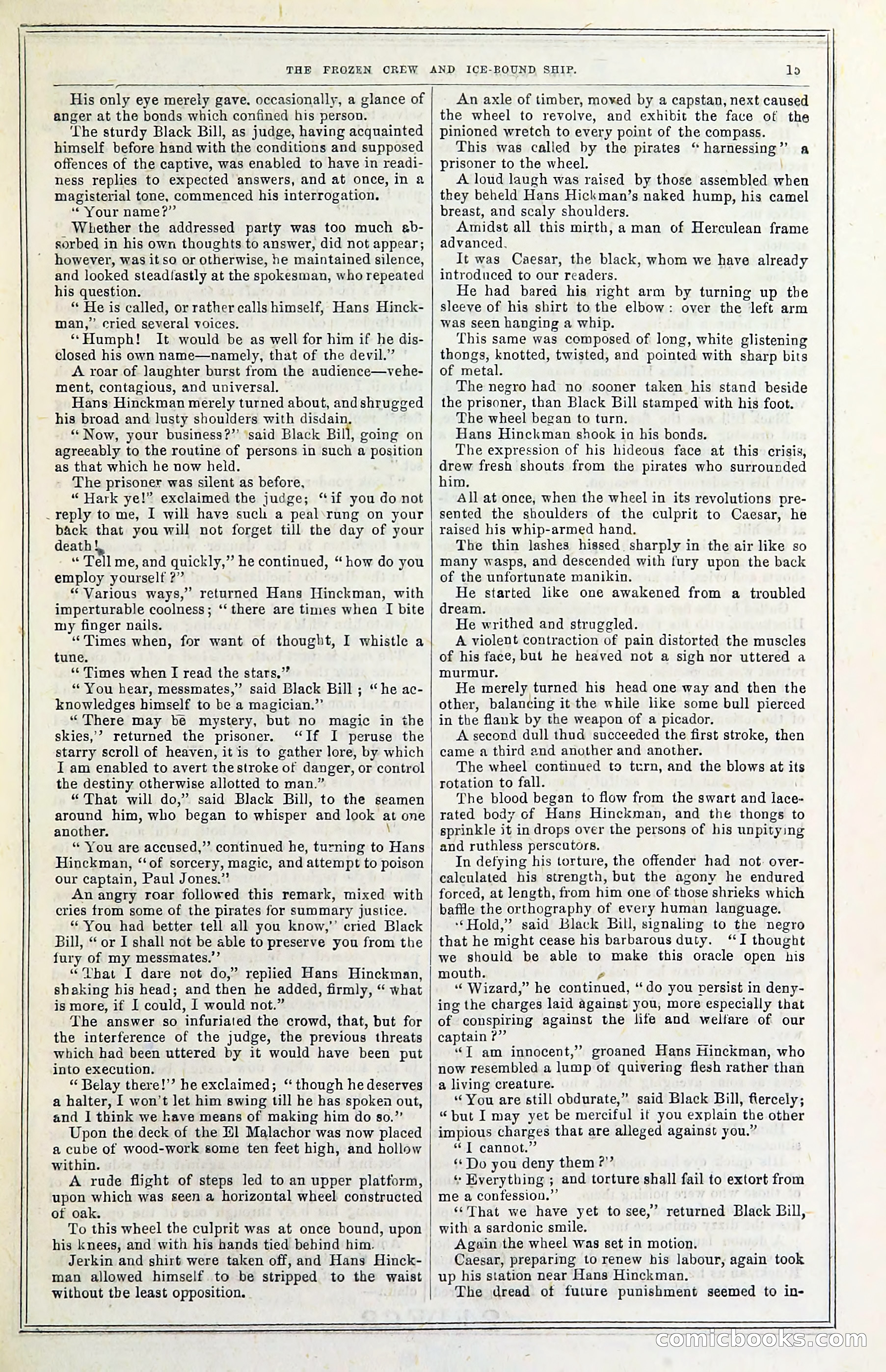The Frozen Crew Of The Ice-Bound Ship; Or, Terrors Of The Arctic Region — page 21 of 98