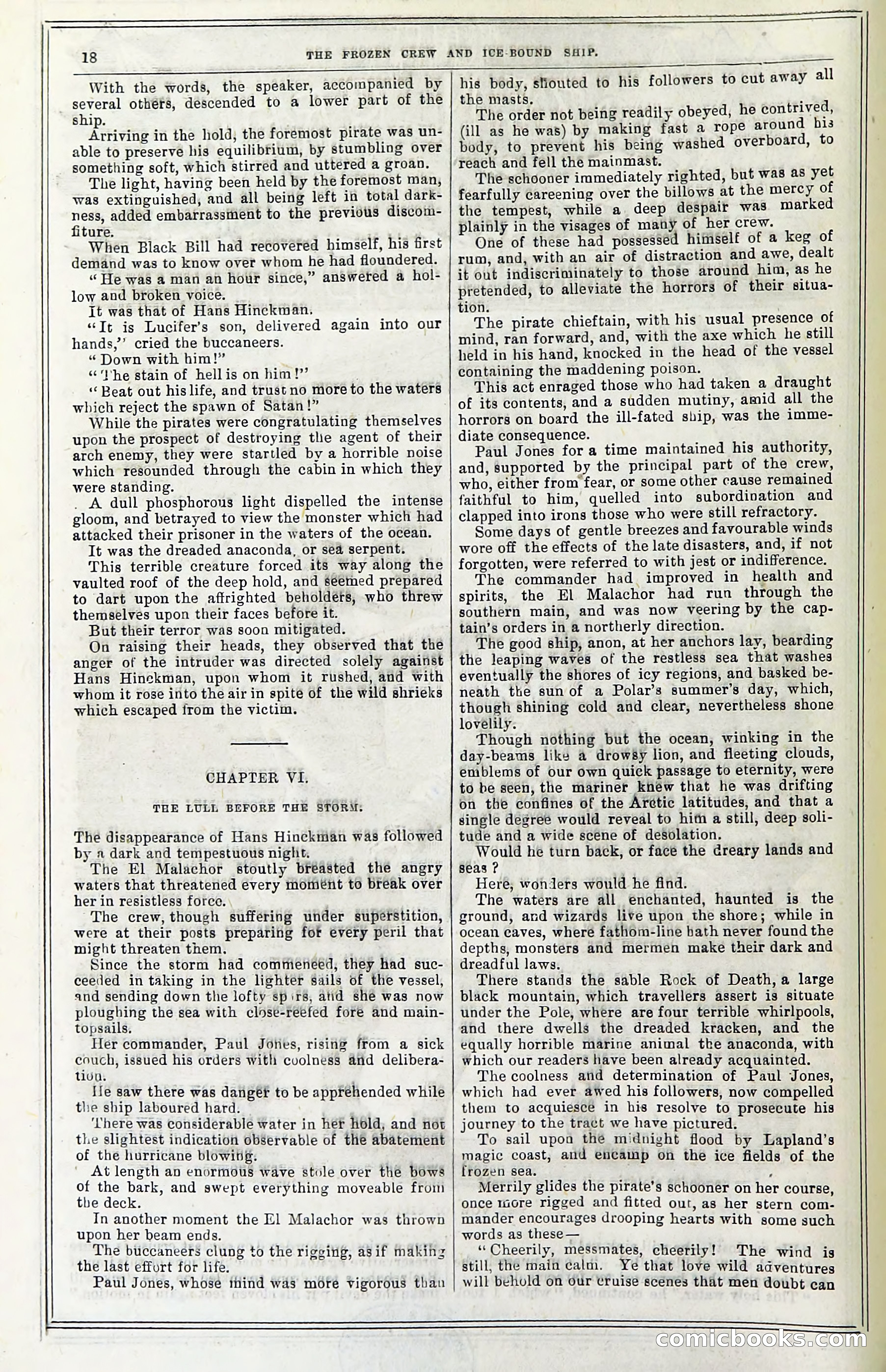 The Frozen Crew Of The Ice-Bound Ship; Or, Terrors Of The Arctic Region — page 24 of 98