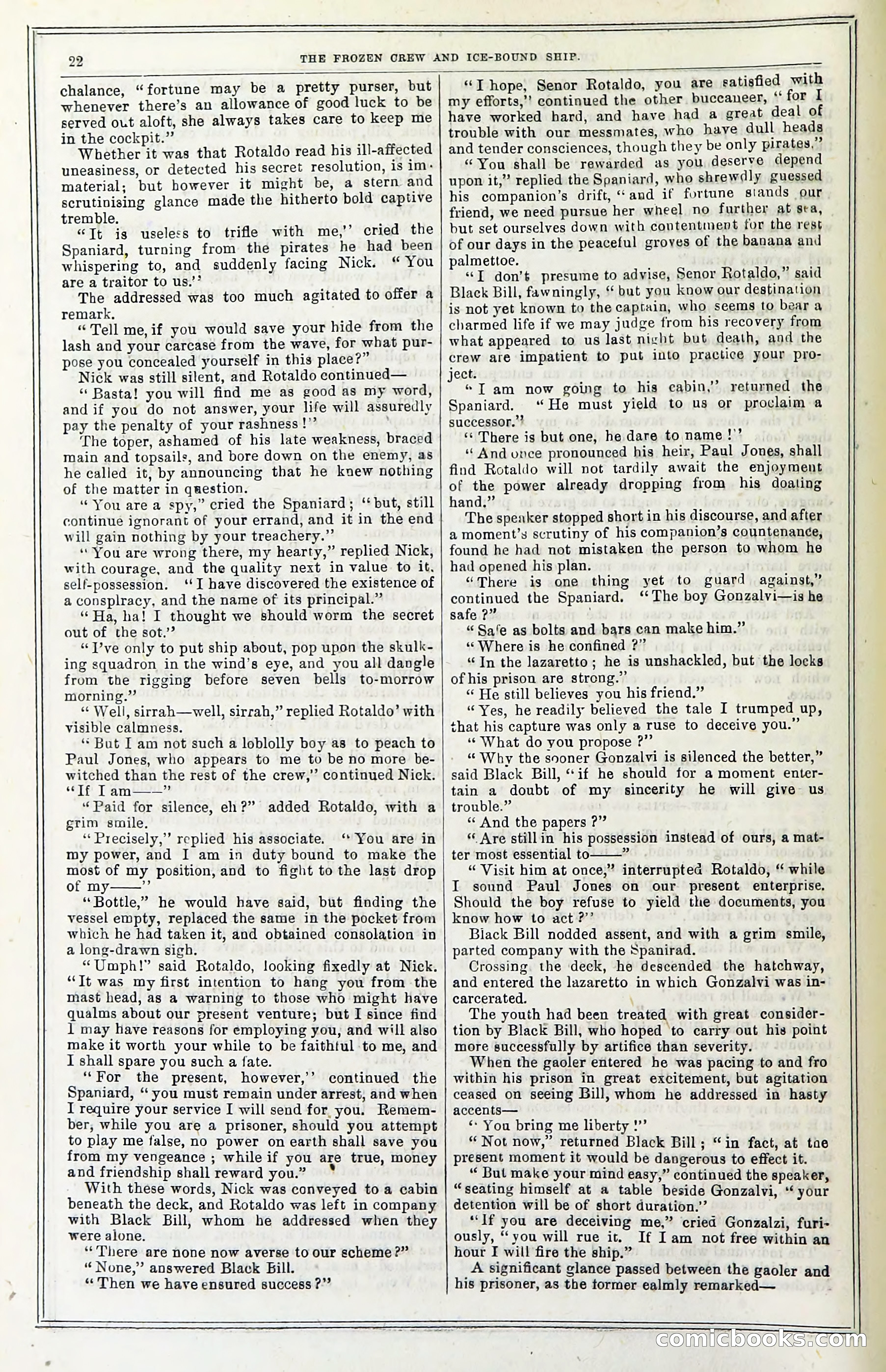 The Frozen Crew Of The Ice-Bound Ship; Or, Terrors Of The Arctic Region — page 28 of 98
