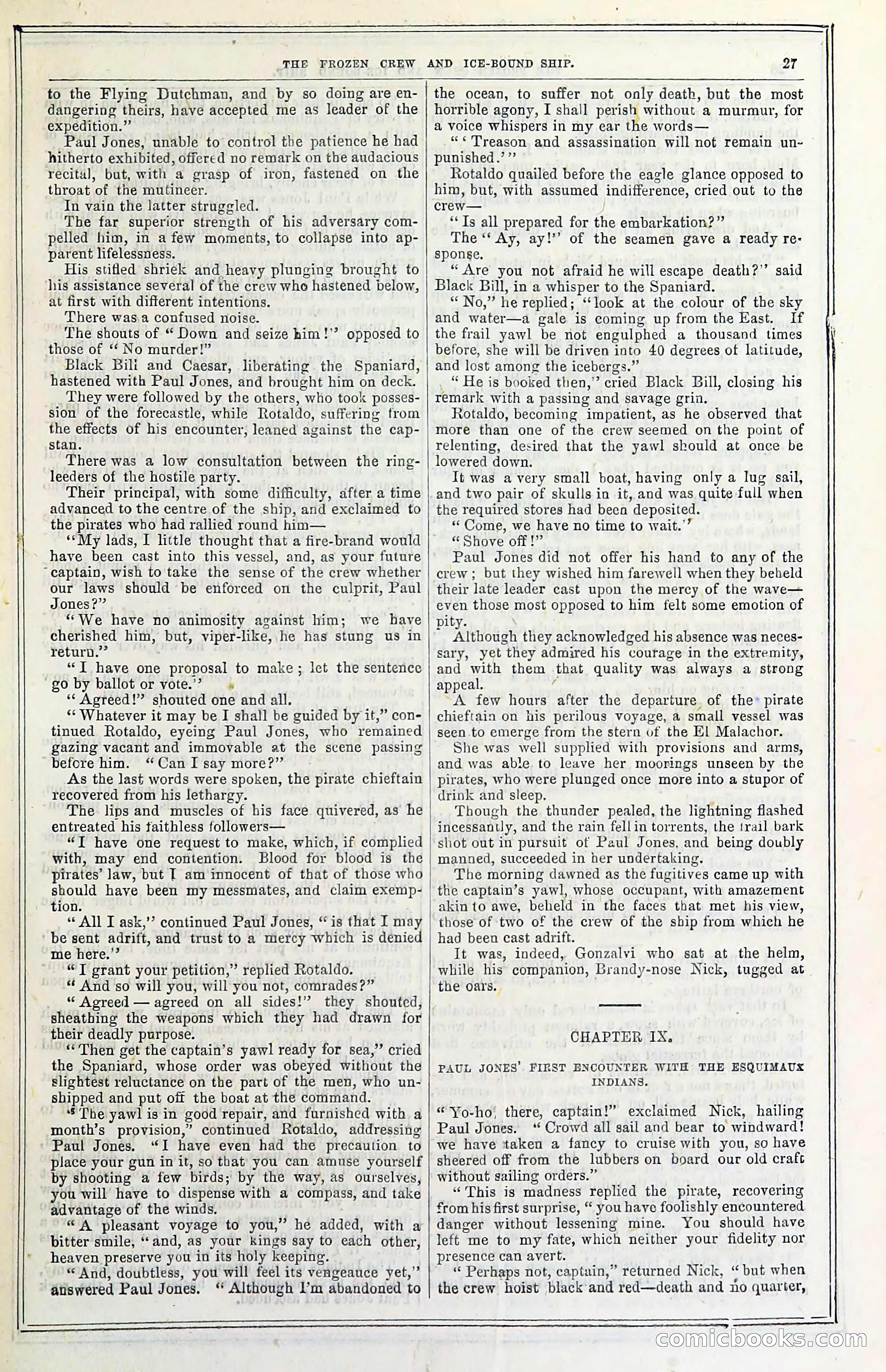 The Frozen Crew Of The Ice-Bound Ship; Or, Terrors Of The Arctic Region — page 35 of 98