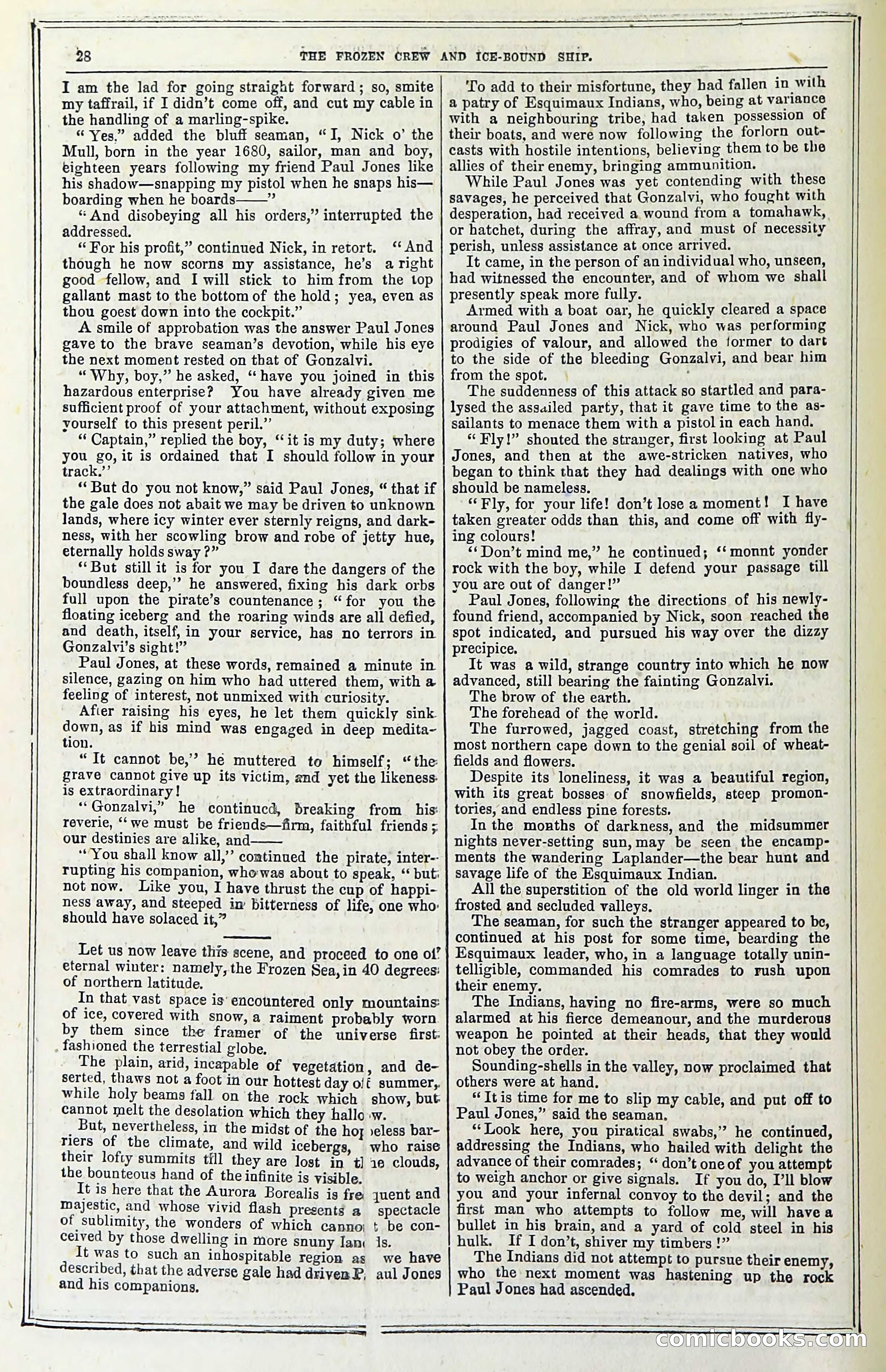The Frozen Crew Of The Ice-Bound Ship; Or, Terrors Of The Arctic Region — page 36 of 98
