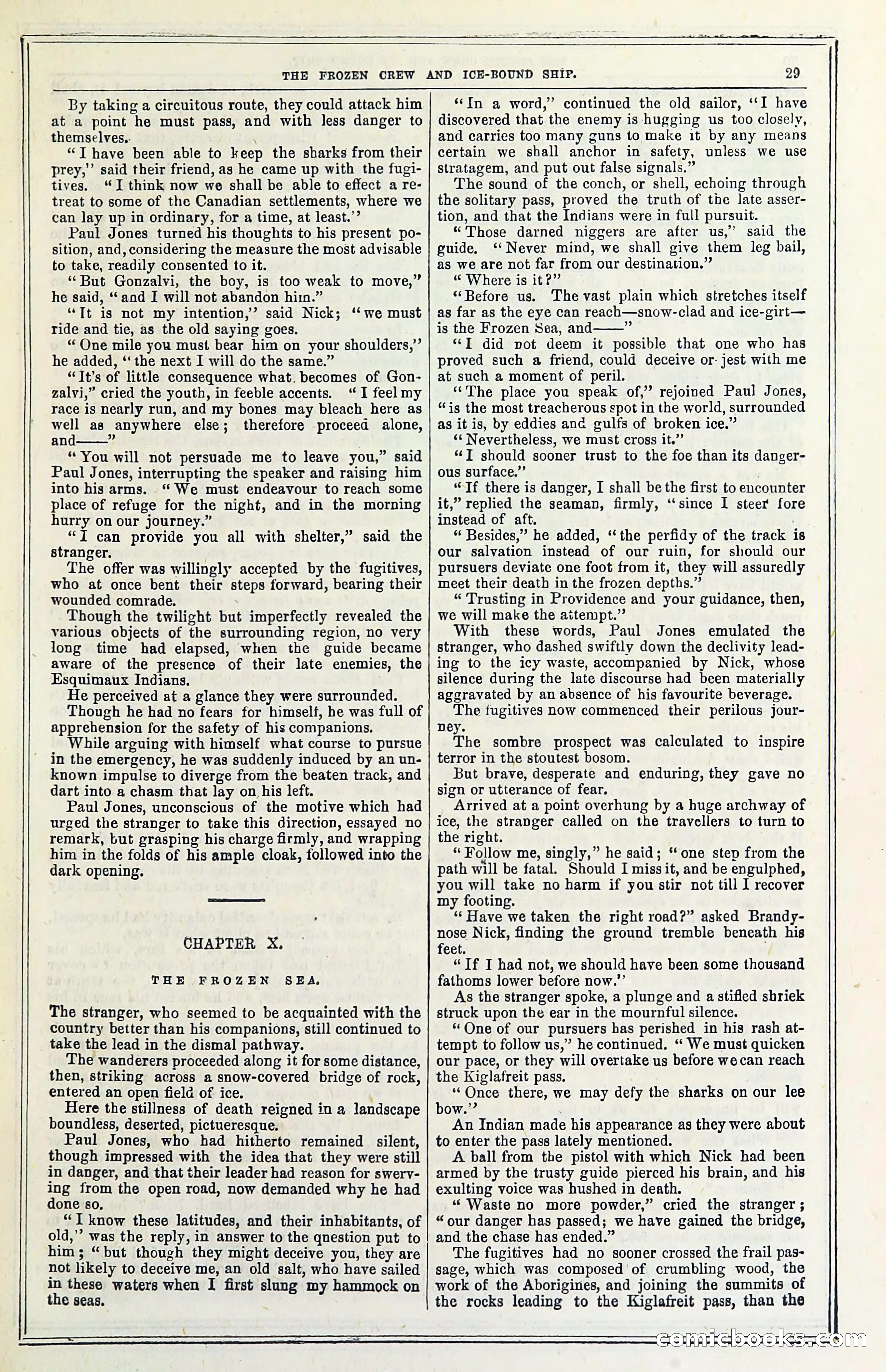 The Frozen Crew Of The Ice-Bound Ship; Or, Terrors Of The Arctic Region — page 37 of 98