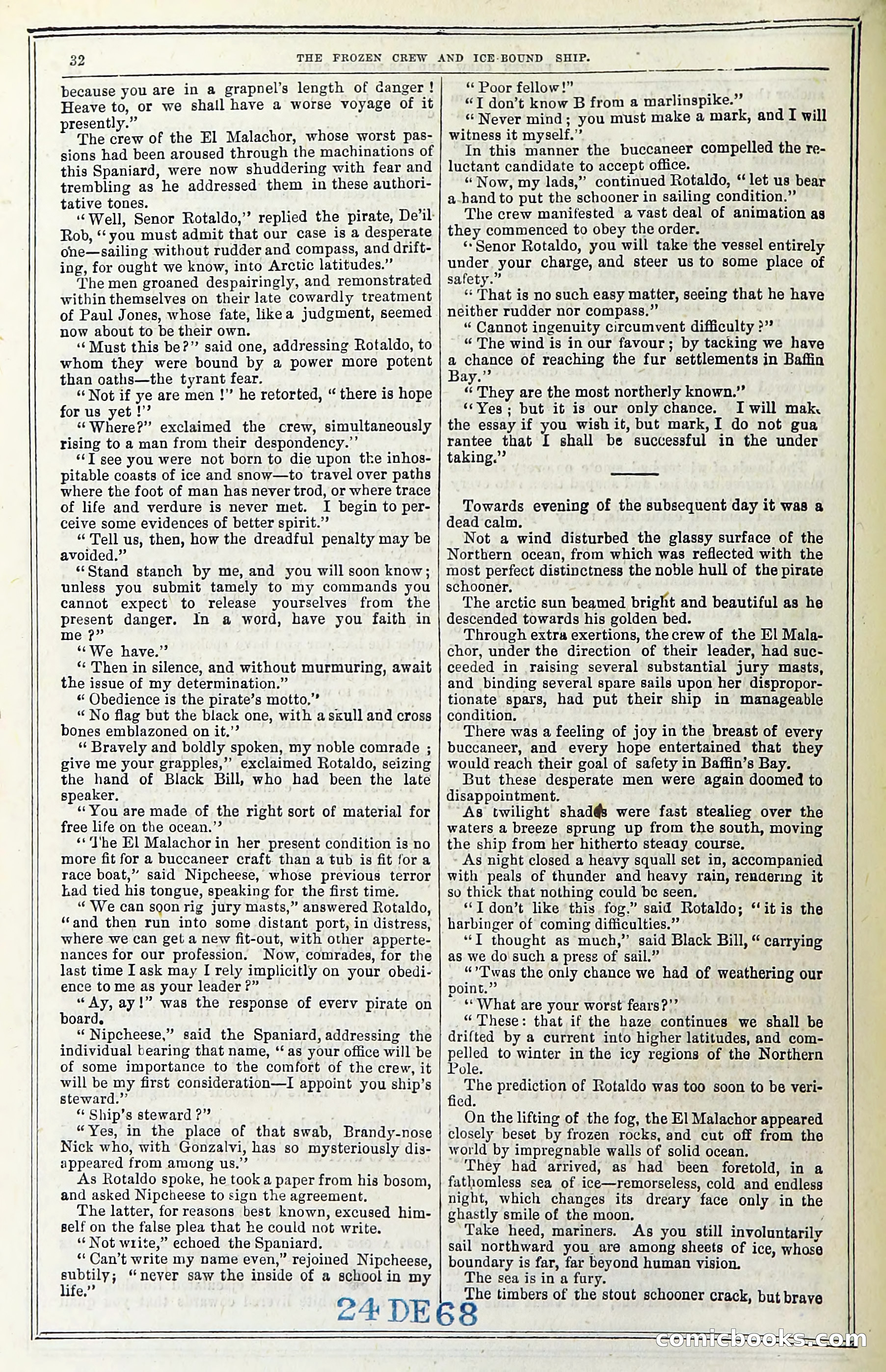 The Frozen Crew Of The Ice-Bound Ship; Or, Terrors Of The Arctic Region — page 40 of 98