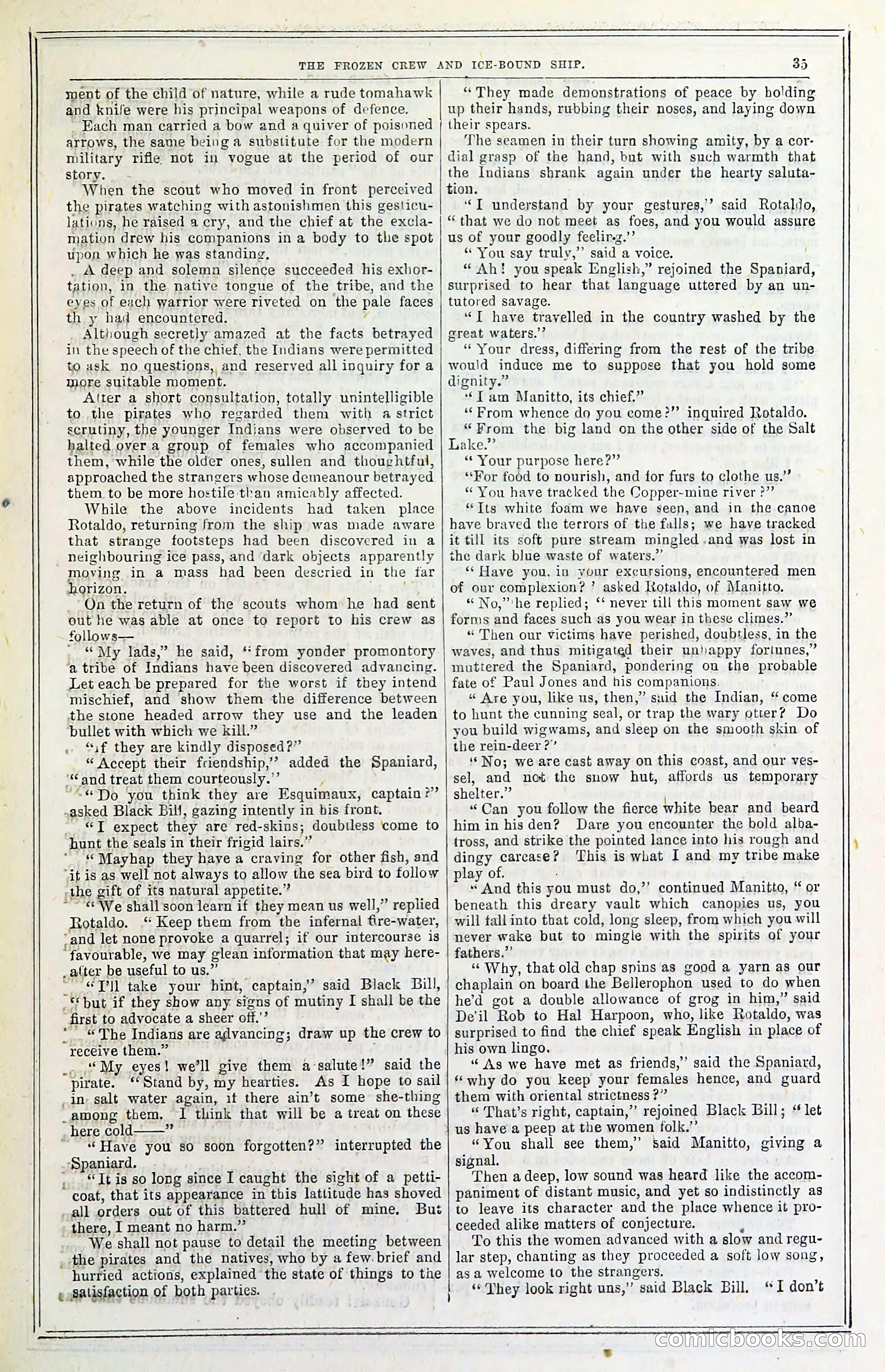 The Frozen Crew Of The Ice-Bound Ship; Or, Terrors Of The Arctic Region — page 43 of 98