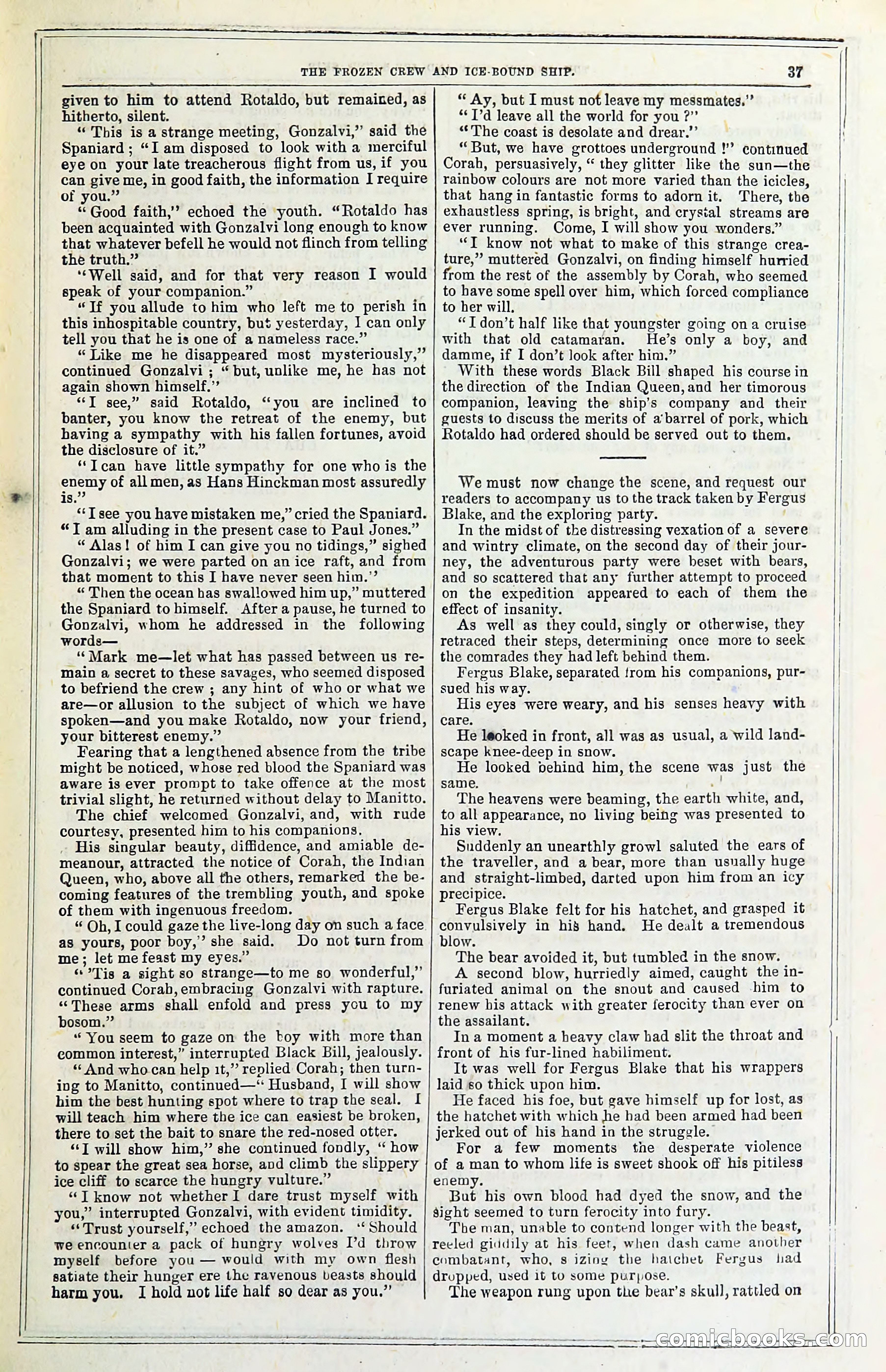 The Frozen Crew Of The Ice-Bound Ship; Or, Terrors Of The Arctic Region — page 45 of 98